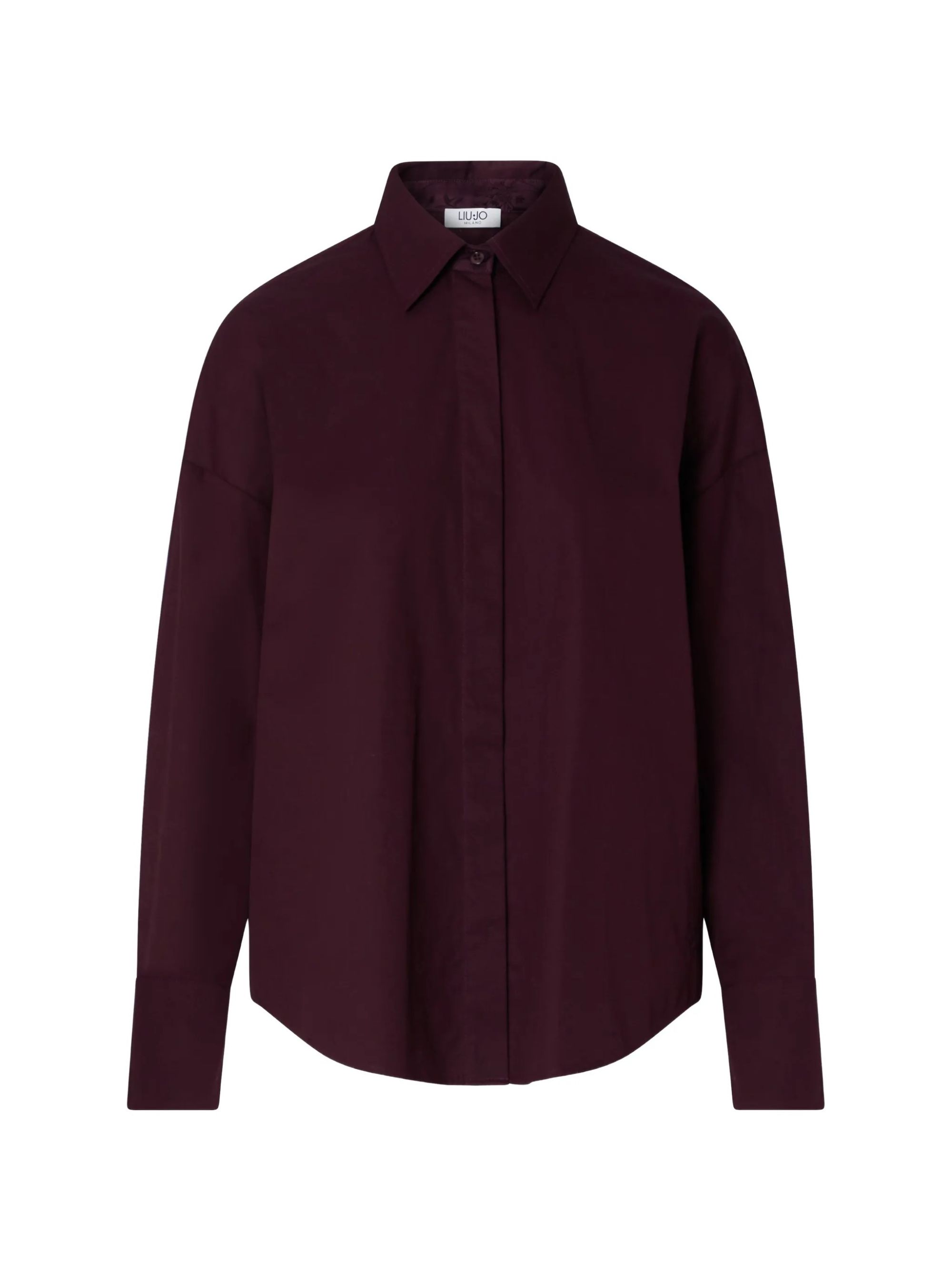 CAMICIA BIMATERIALE M/L BAD AUBERGINE #X0786 LIU JO Camicie WF6134T730A X0786