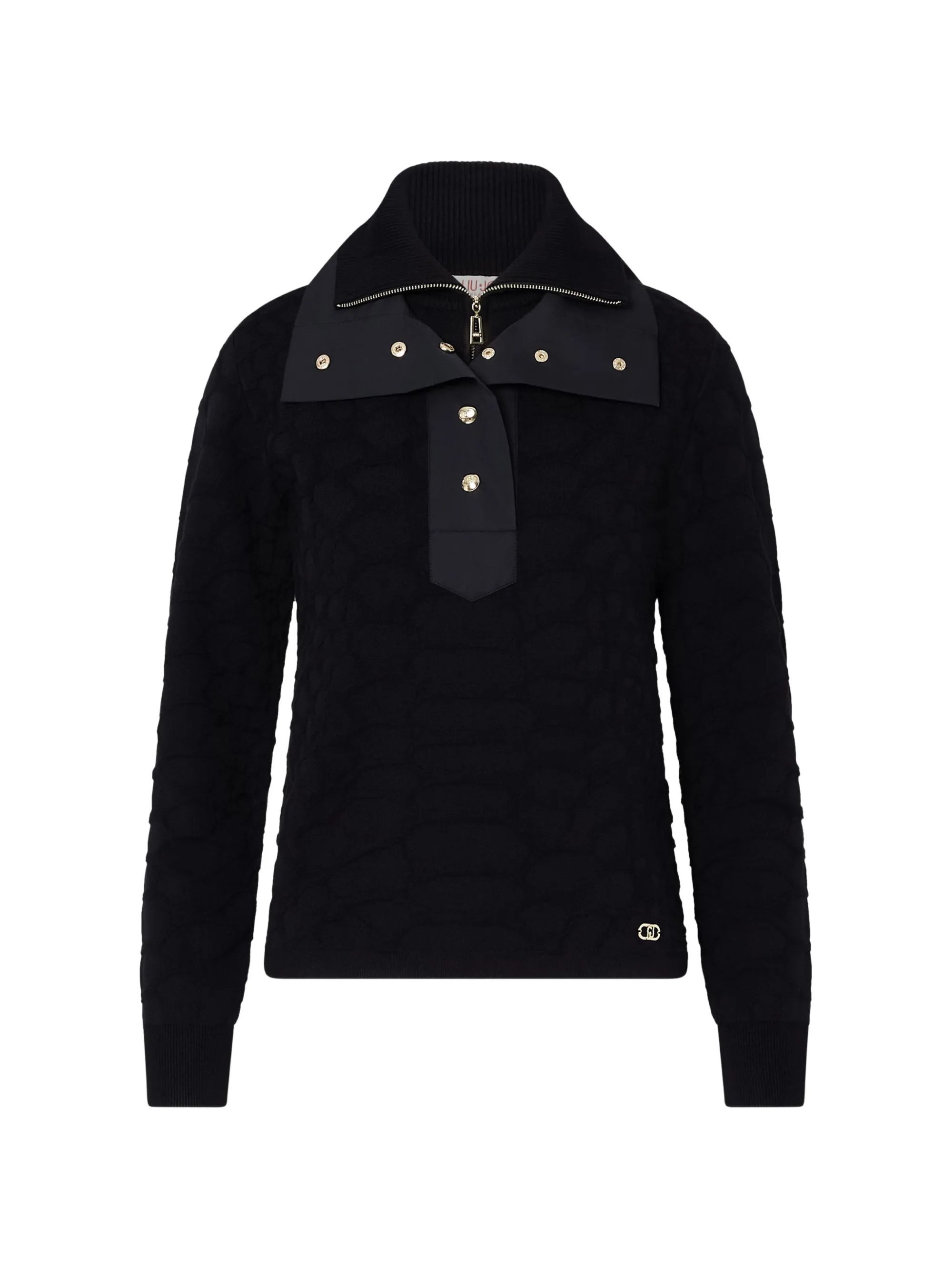 ECS MAGLIA CHIUSA M/L NERO #22222 LIU JO Maglieria TF6229MS49I 22222