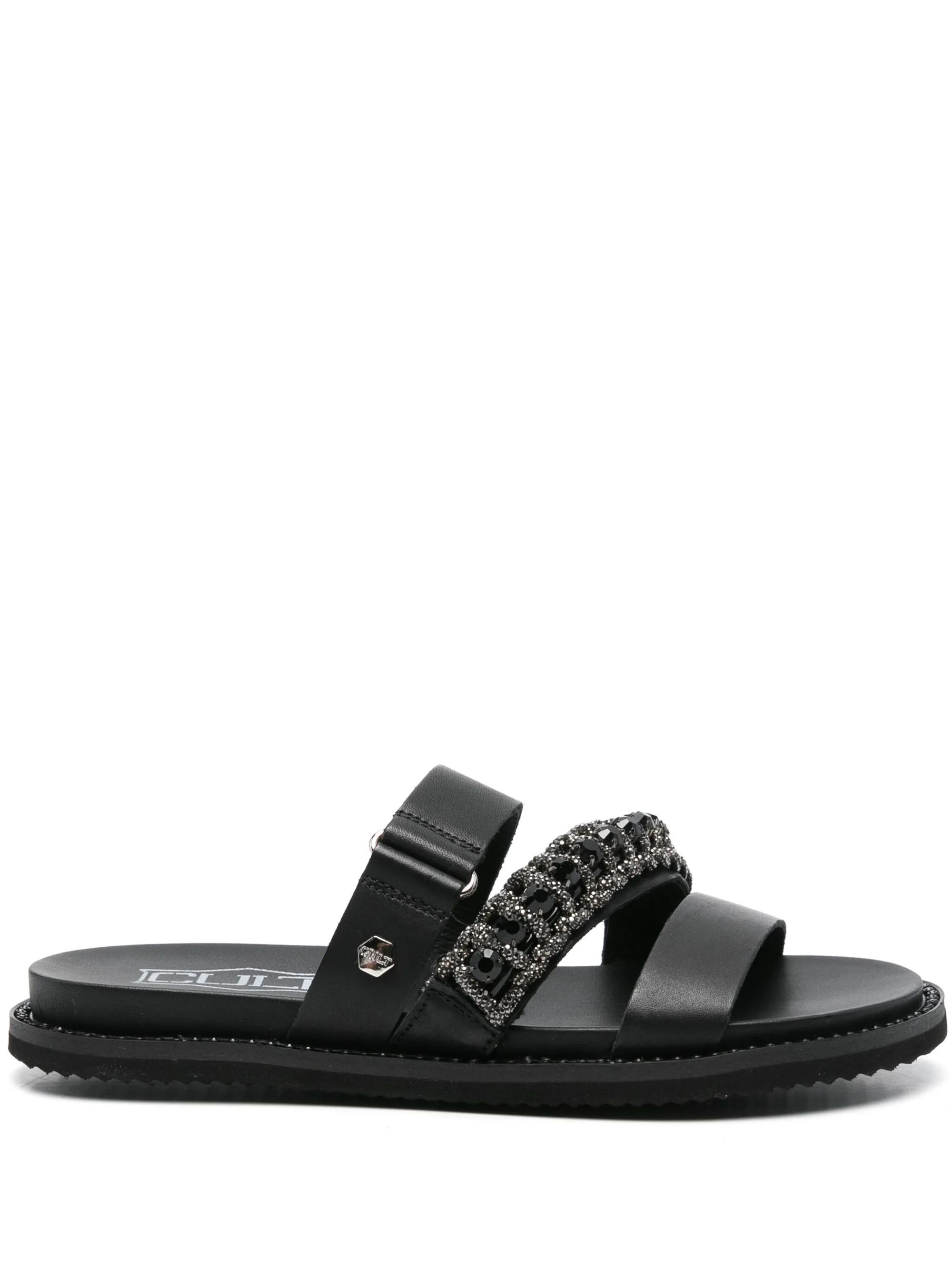 ROSHELLE 4490 SANDAL W LEATHER #BLACK CULT Shoes CLW449000