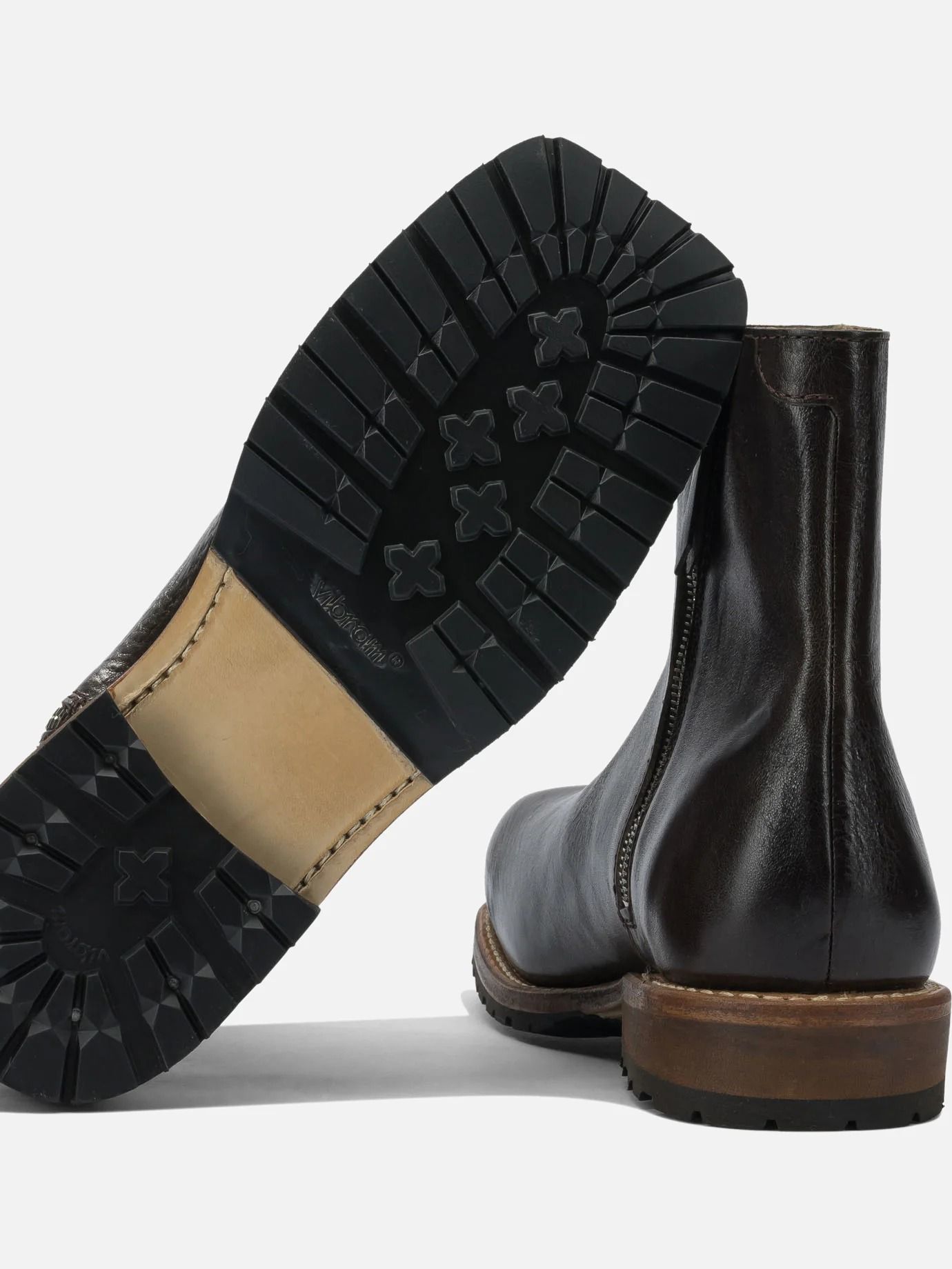 ENGINE BOOT #DEEP AMERICANO LEATHER OUR LEGACY Scarpe A4257EDA