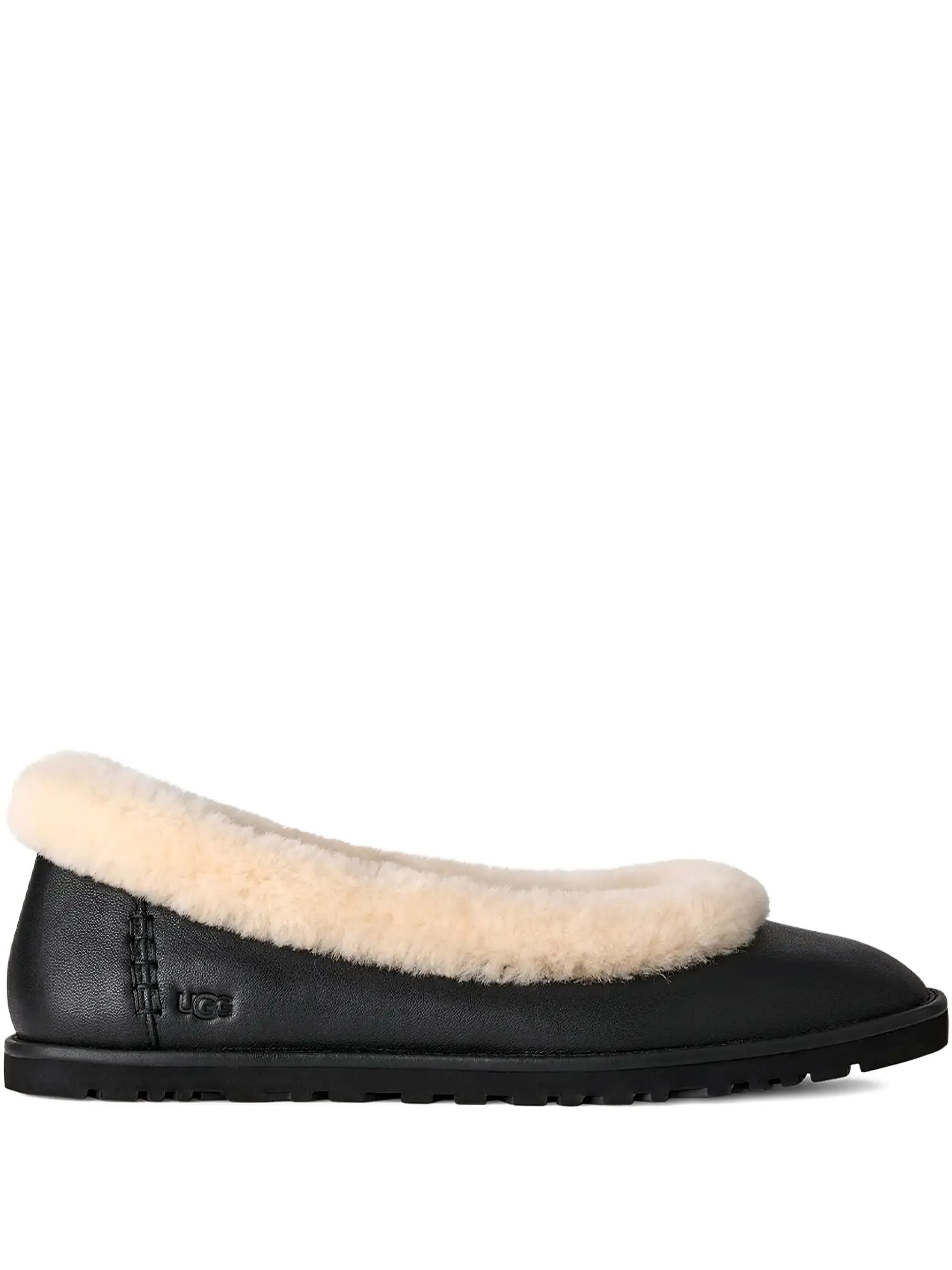 W ZORA LEATHER BALLET FLAT #BLK UGG Scarpe 1178450-BLK