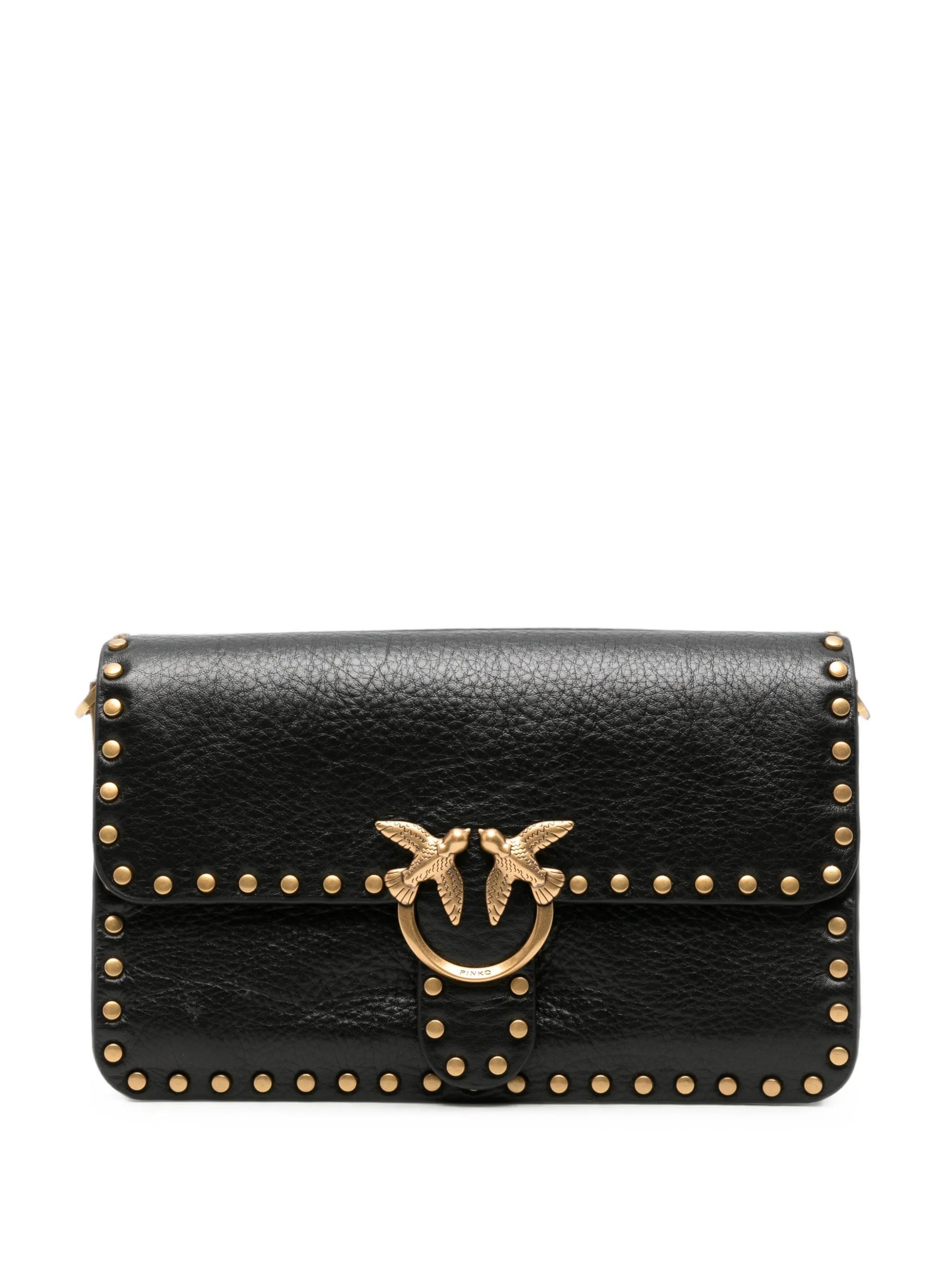 LOVE ONE SLOUCHY MN. STUDS NERO #Z99Q PINKO Borse 107665 A2JG/Z99Q
