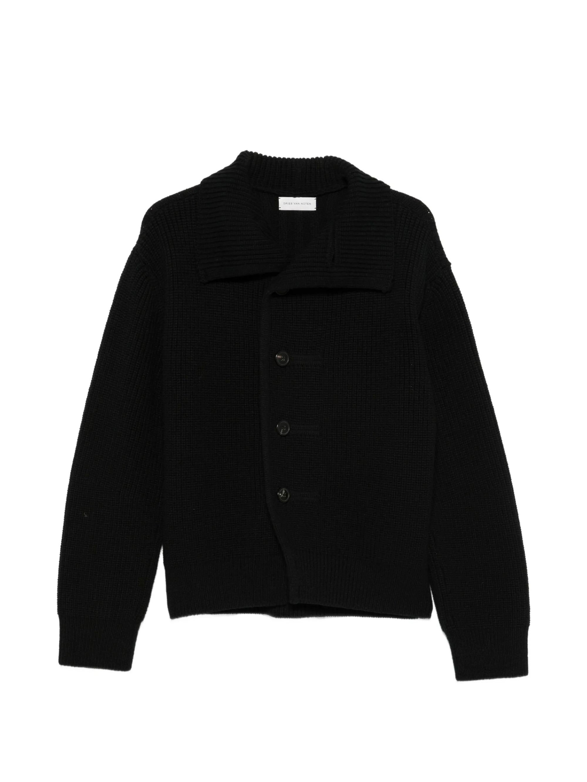 MARINO CARDIGAN #BLACK DRIES VAN NOTEN Capispalla 021221-4707-900