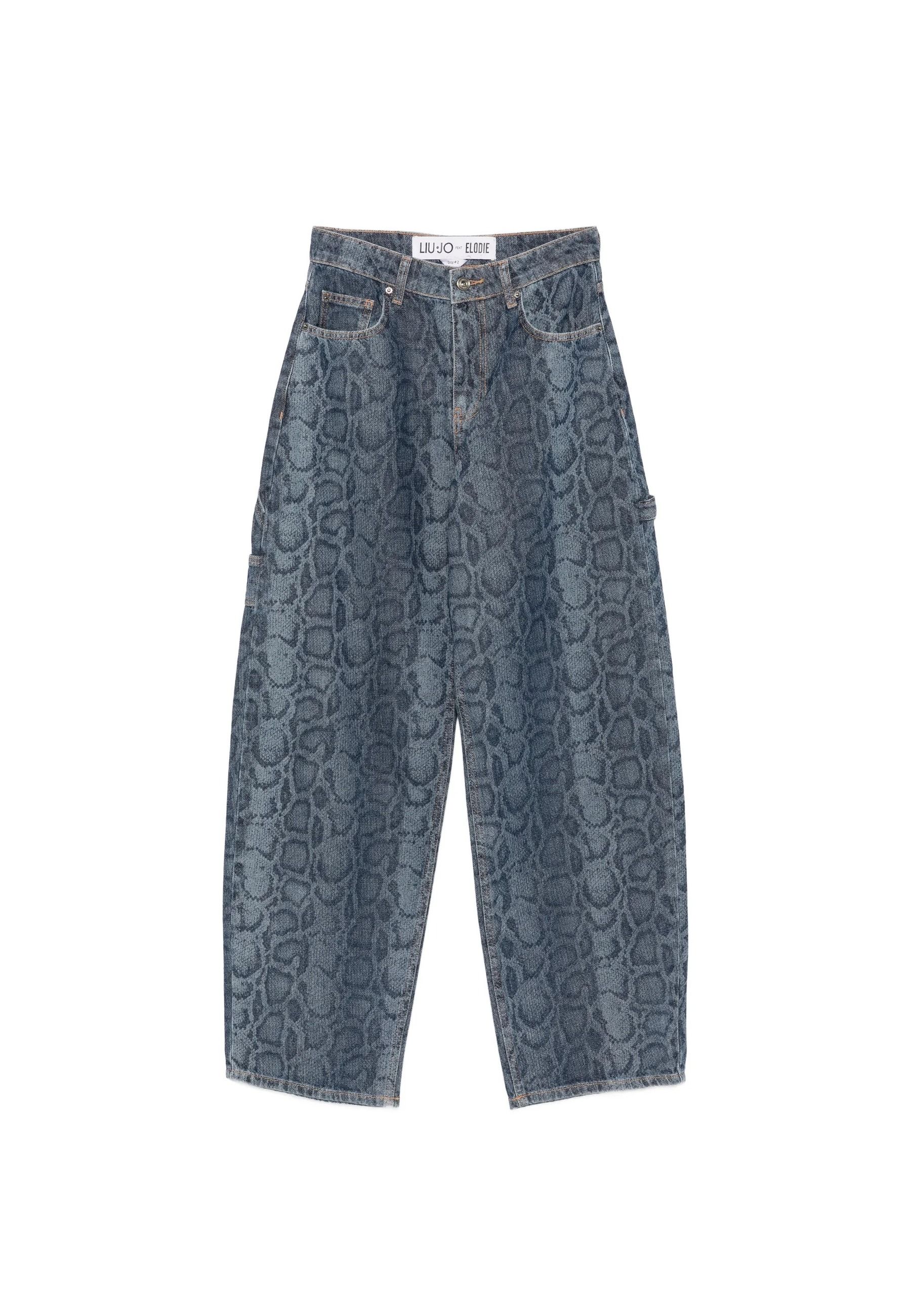 PANTALONE WORK DEN.BLUE #79154 LIU JO Trousers UF6519D0397 79154