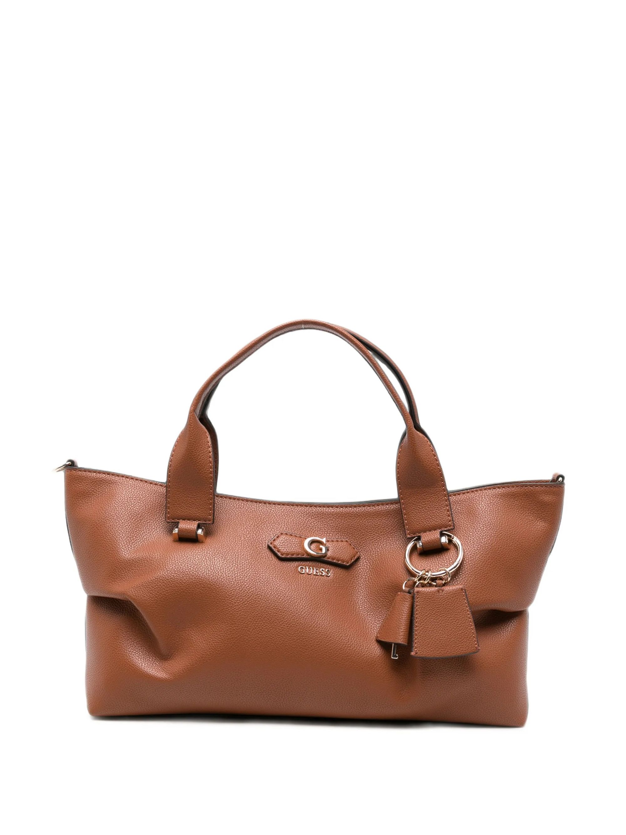 SUZY 3 COMP SATCHEL #COGNAC GUESS  Bags HWBG23 22060 COG