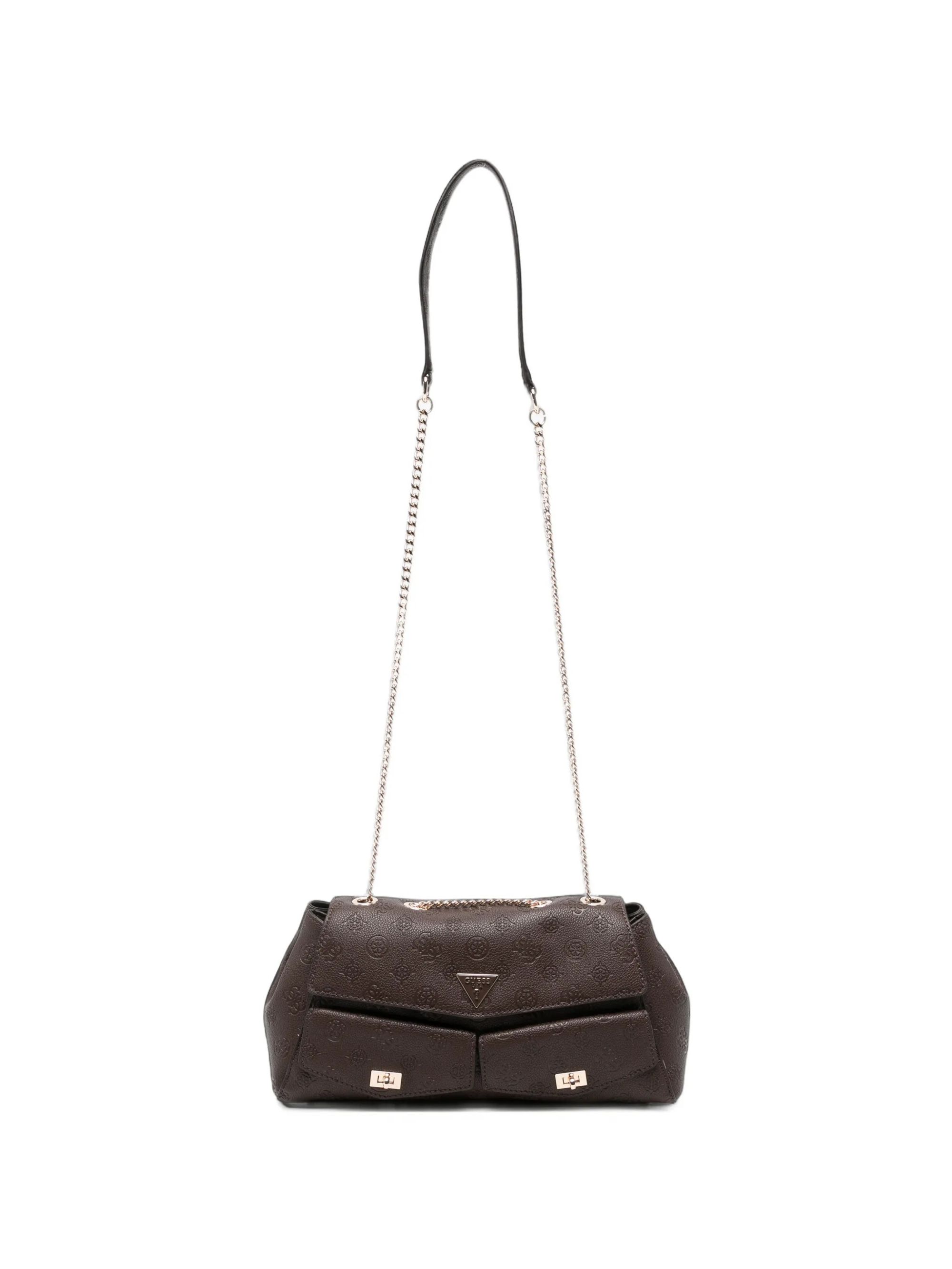 BLAKE CNVRTBL XBODY FLAP #BROWN LOGO GUESS  Borse HWPD22 22210 BNL