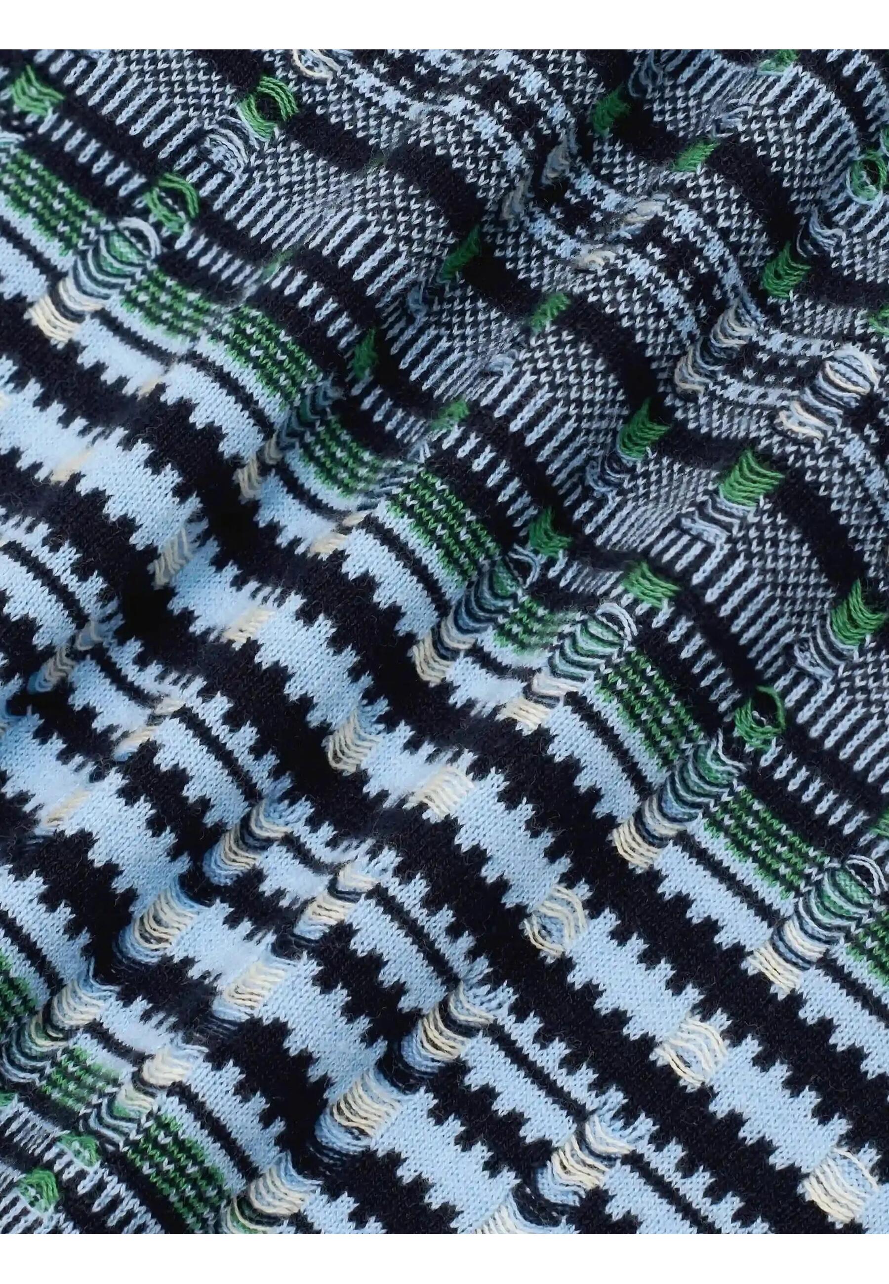 COOGI LONG SLEEVE KNIT POLO #BLUE DROLE DE MONSIEUR Jersey L PO222 CO209 BE