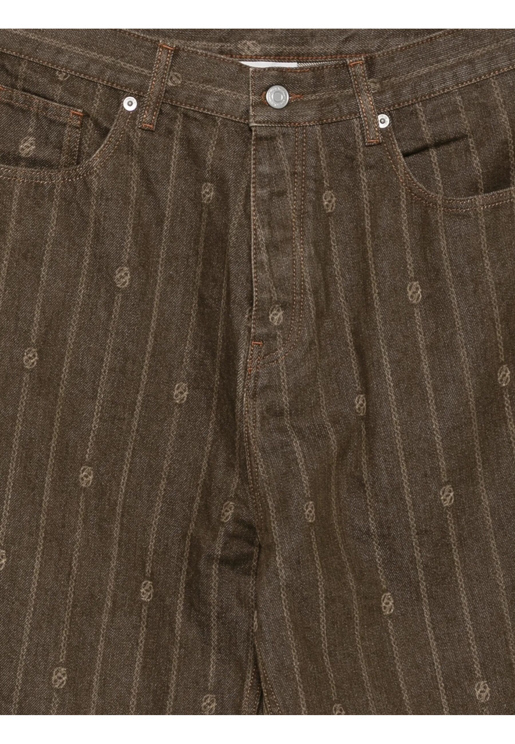 MONOGRAM BAGGY JEANS #BROWN DROLE DE MONSIEUR Trousers L BP168 CO315 BN