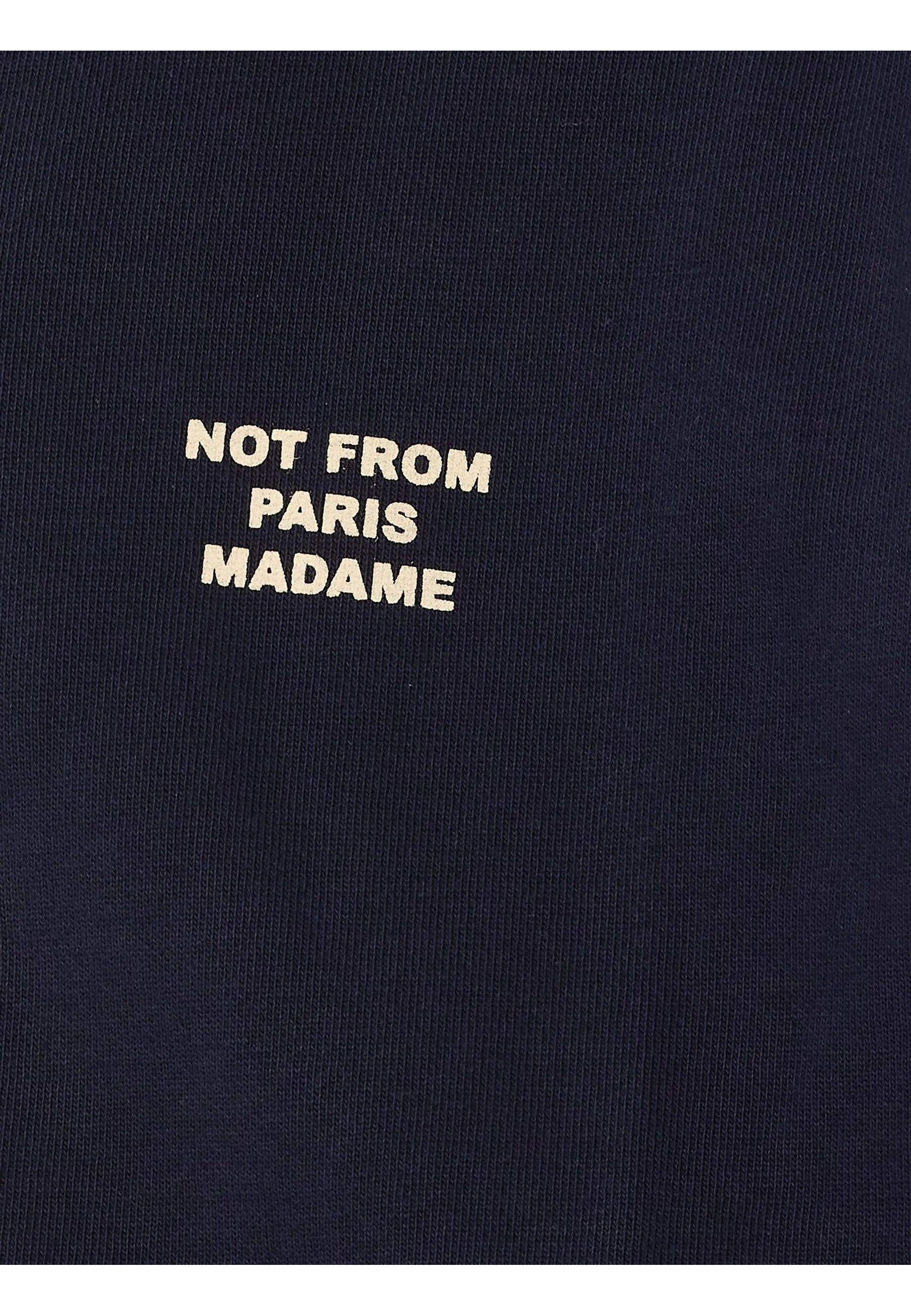 SLOGAN ZIP SWEATSHIRT #NAVY DROLE DE MONSIEUR Sweater PERM HO207 CO312 NY