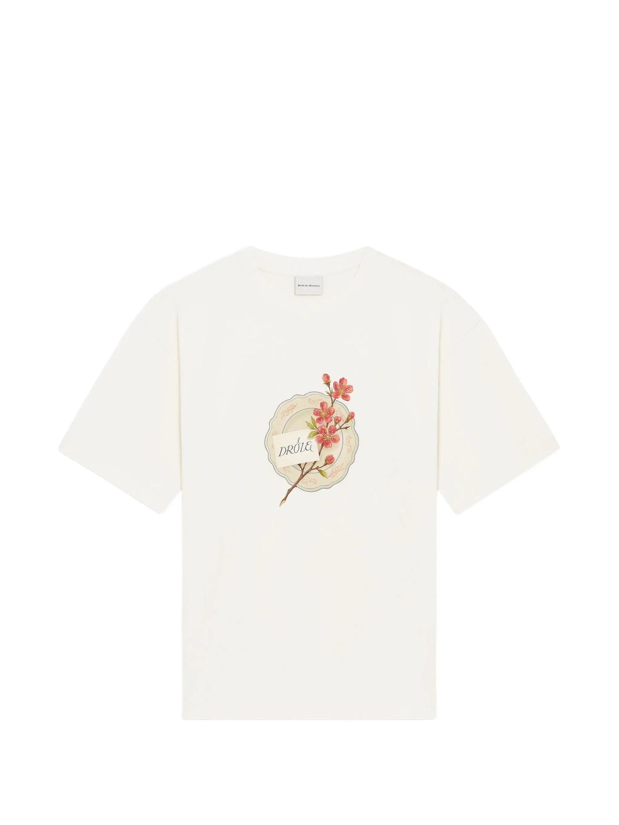 DROLE PORCELAINE T-SHIRT #OFF WHITE DROLE DE MONSIEUR T-shirt L TS329 CO248 OW