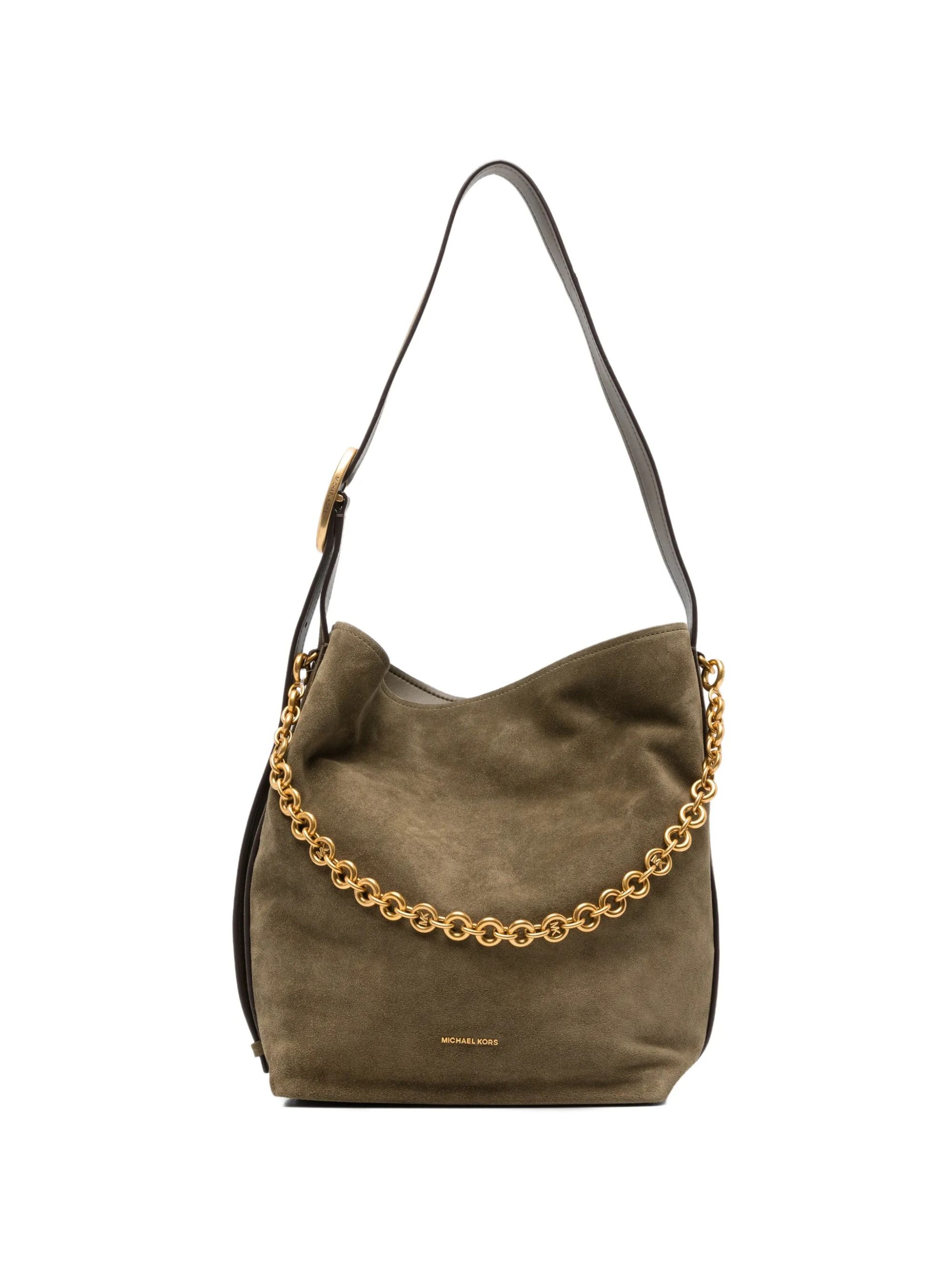 LG BUCKET SHLDR W/CHAIN LODEN #282 MICHAEL KORS Borse 30T6AUEM8S282