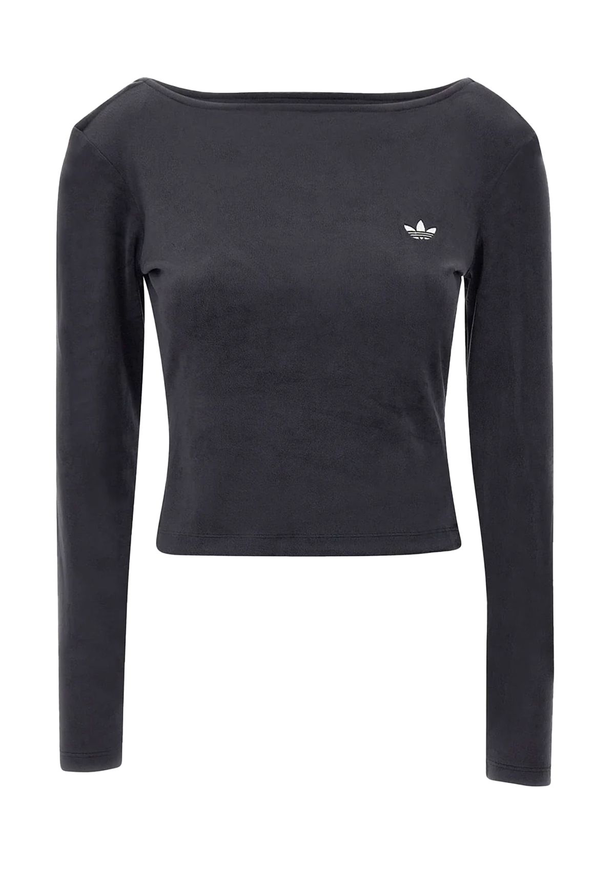 ESS VELOUR LS #BLACK ADIDAS ORIGINALS Jersey KQ9257