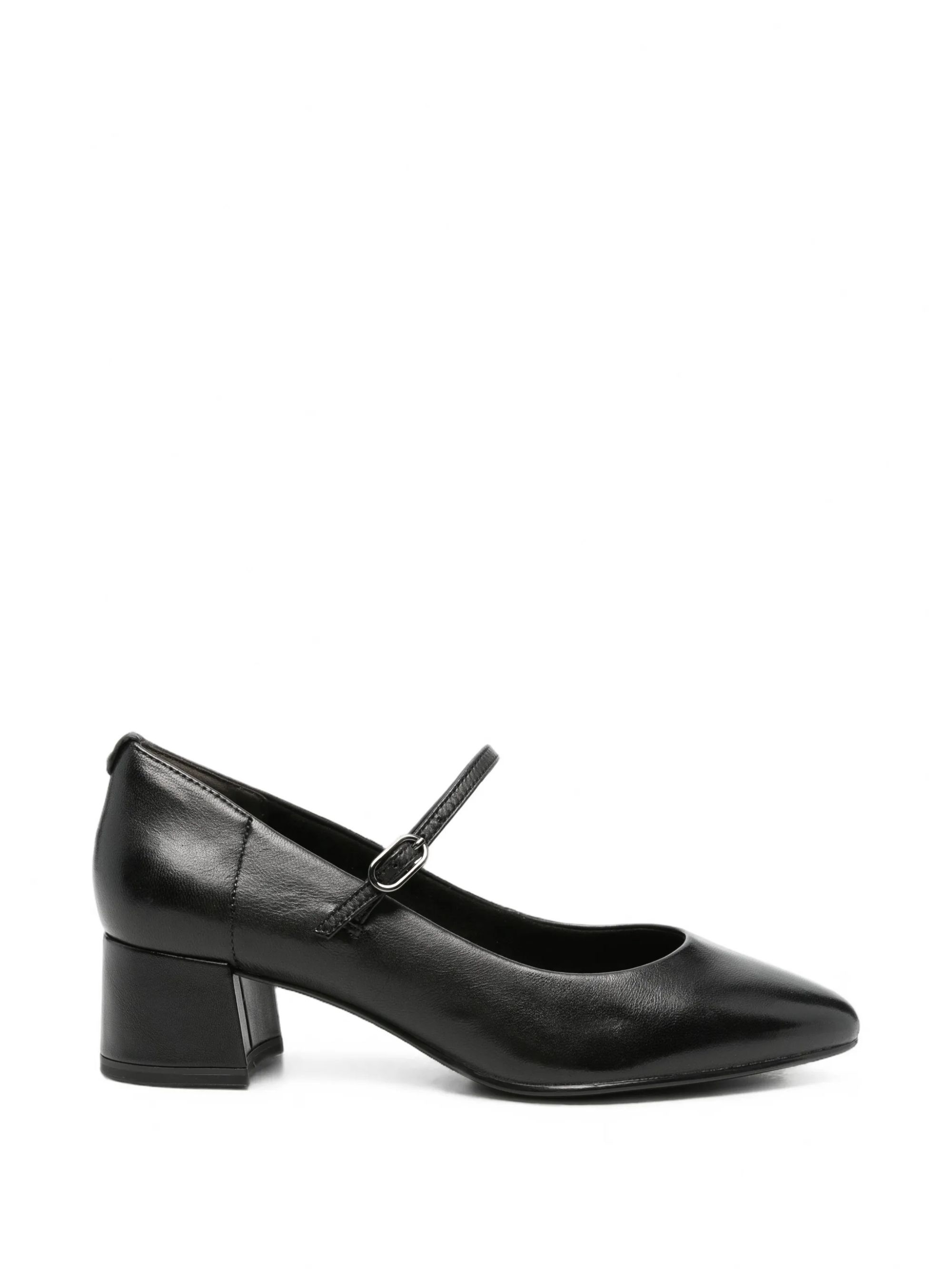 SANDALI BLACK LEATHER #003 TAMARIS  Scarpe 1-22311-43