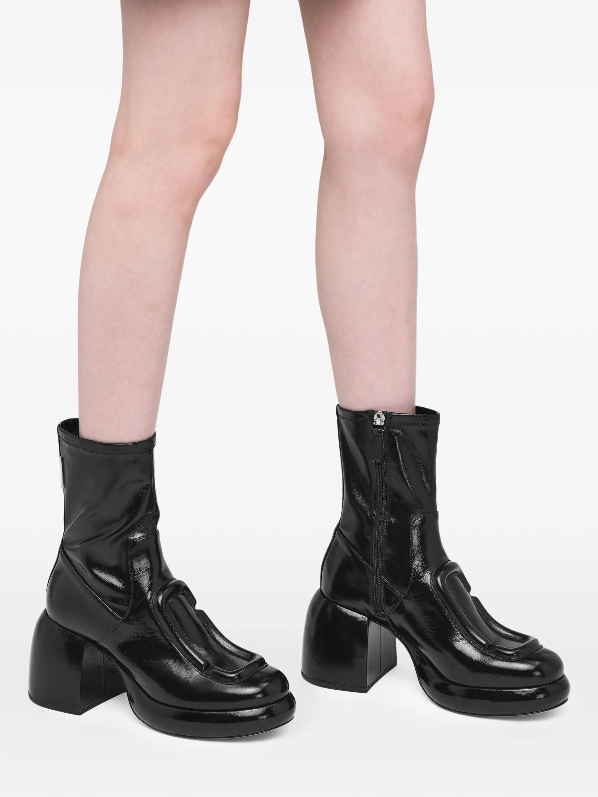 THE POP J MARC ANKLE BOOT BLACK #001 MARC JACOBS Shoes 2F6FBO001F21001