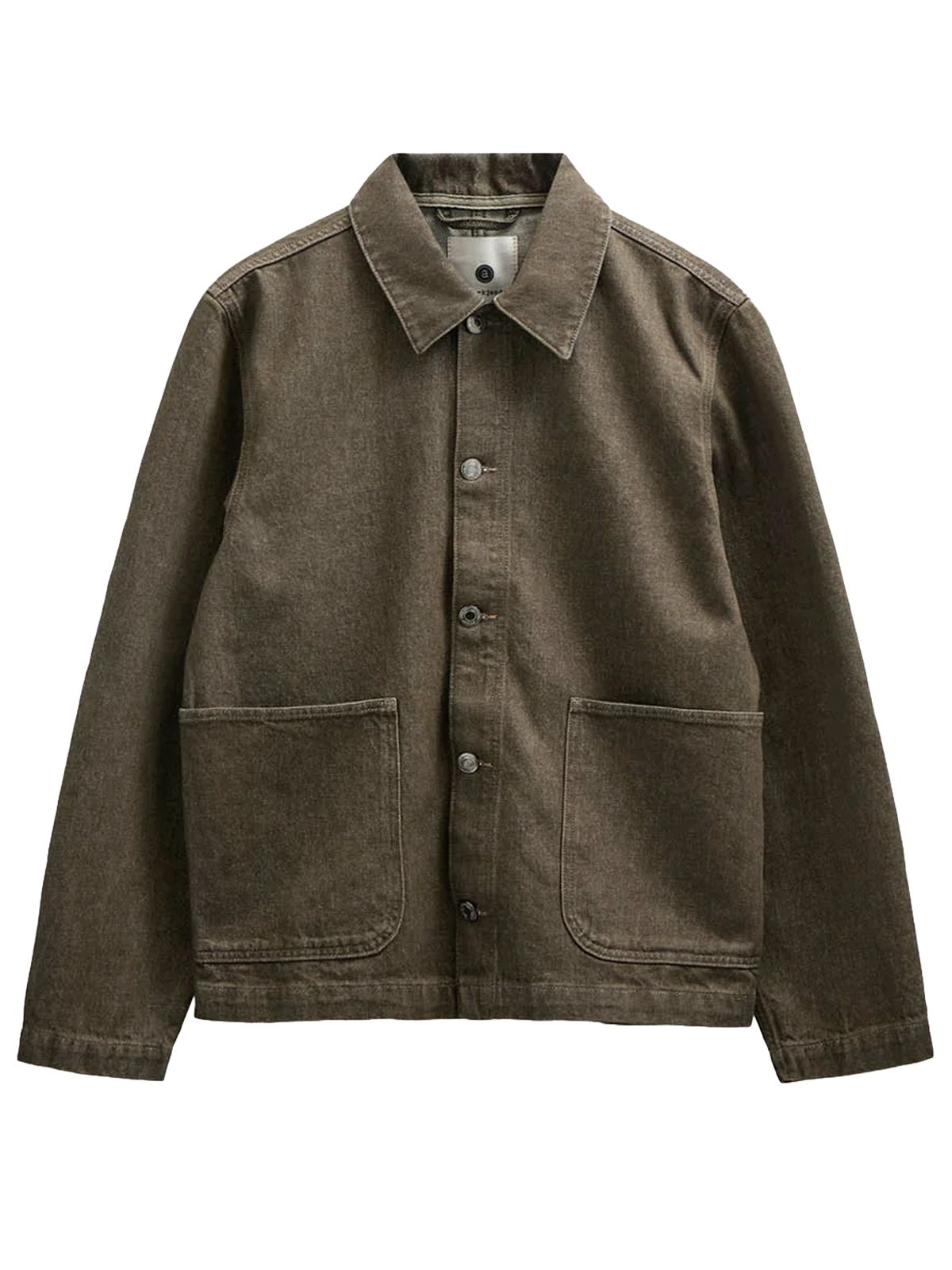 AKOZZY DYED DENIM OVERSHIRT FOREST #4084 ANERKJENDT Capispalla 902715