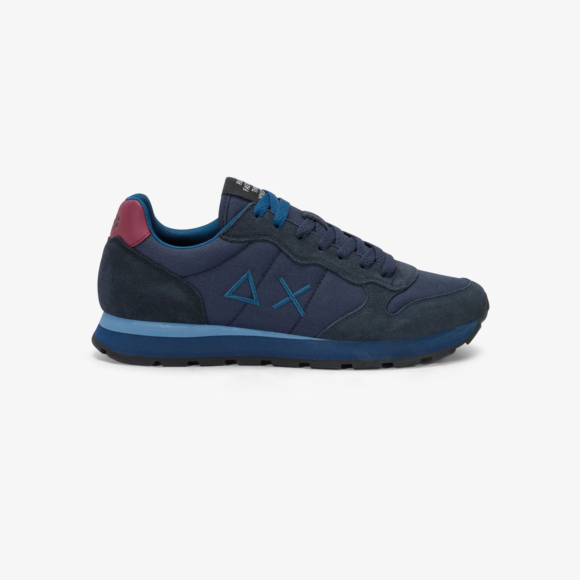 TOM SOLID NAVY BLUE/BORDEAUX #0735 SUN 68 Scarpe Z46101