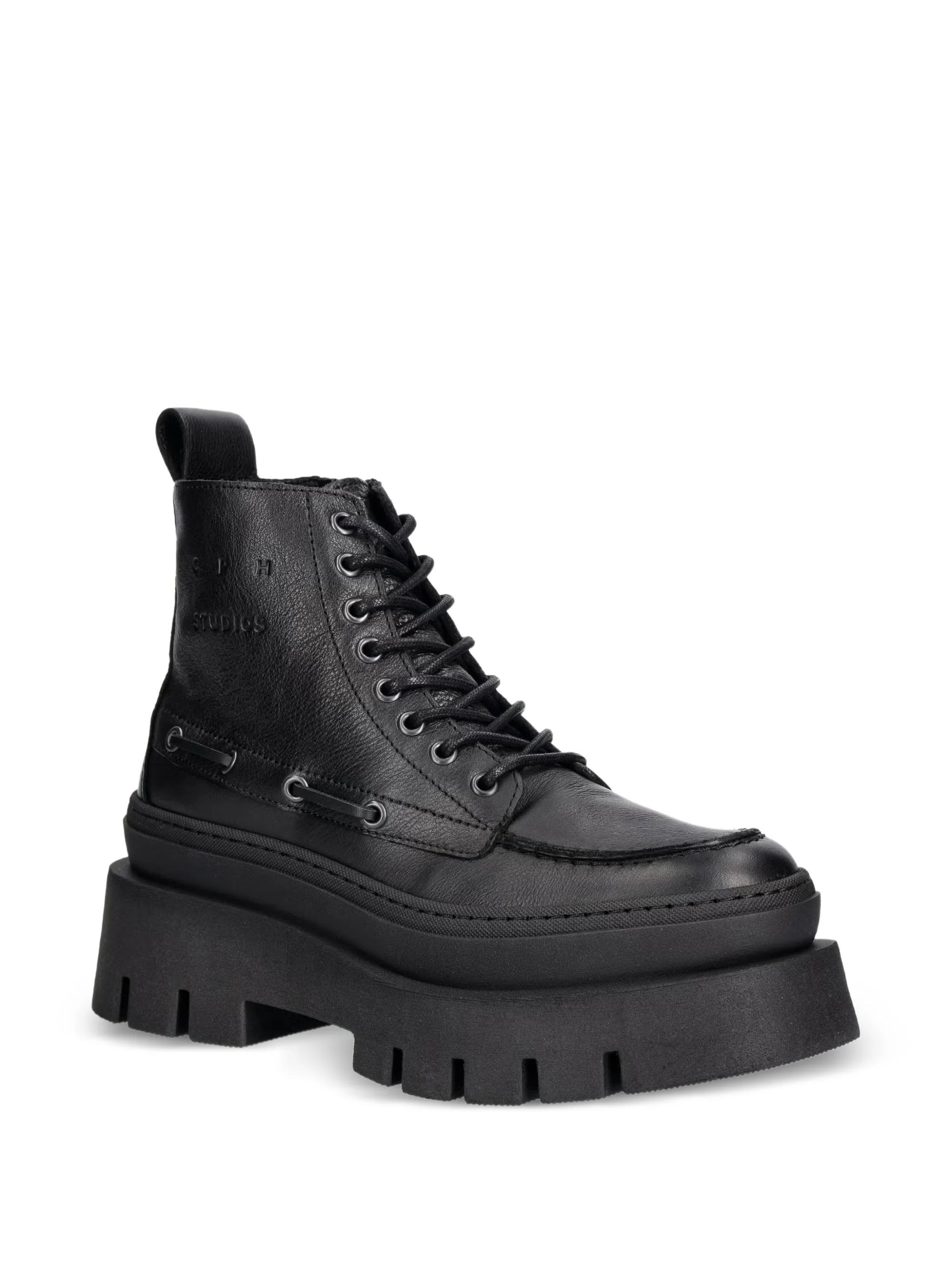 LACE-UP BOOT #BLK COPENHAGEN STUDIOS Shoes CPH697/LEA