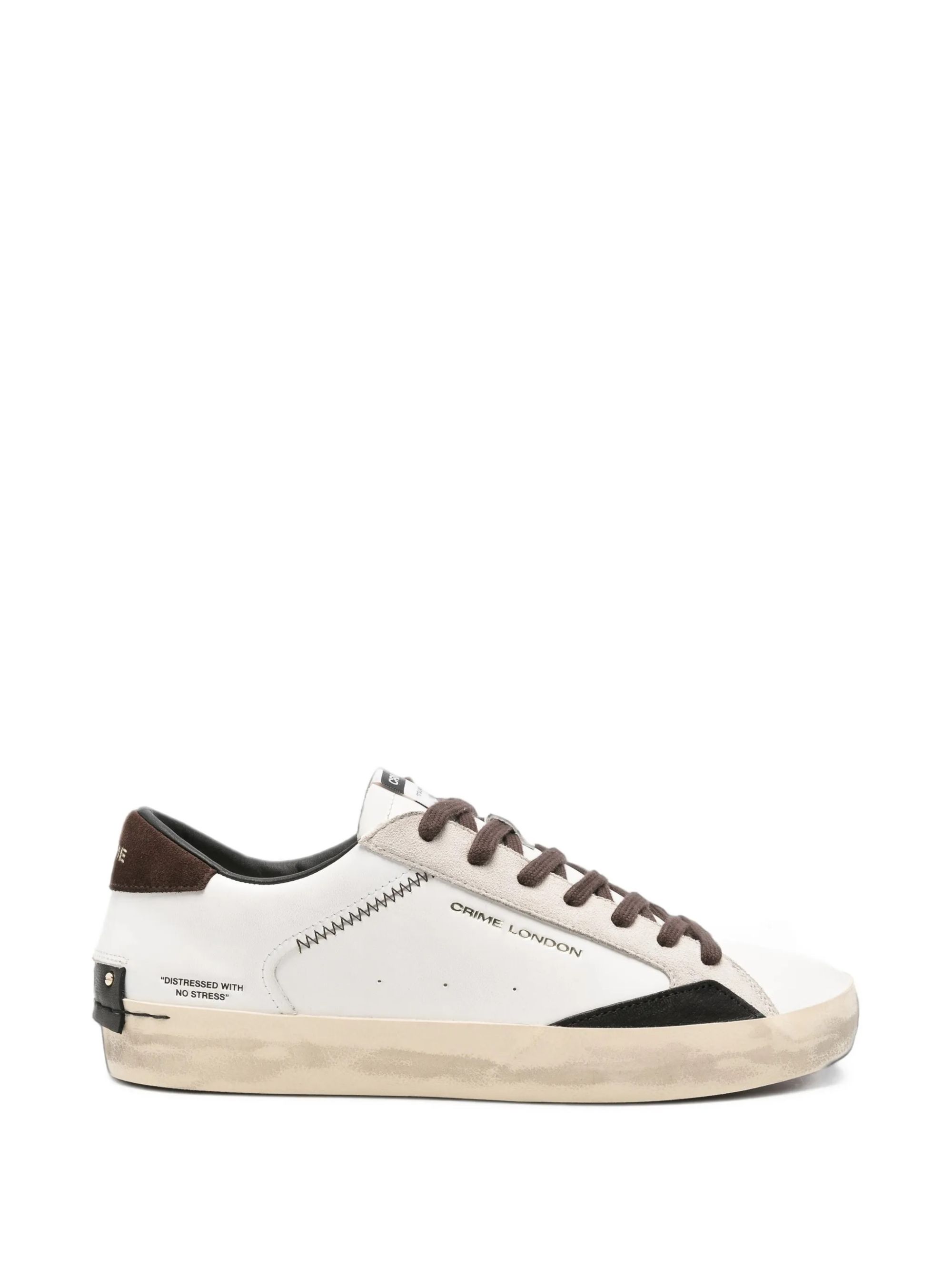 DISTRESSED WHITE #10 CRIME LONDON Scarpe 10003