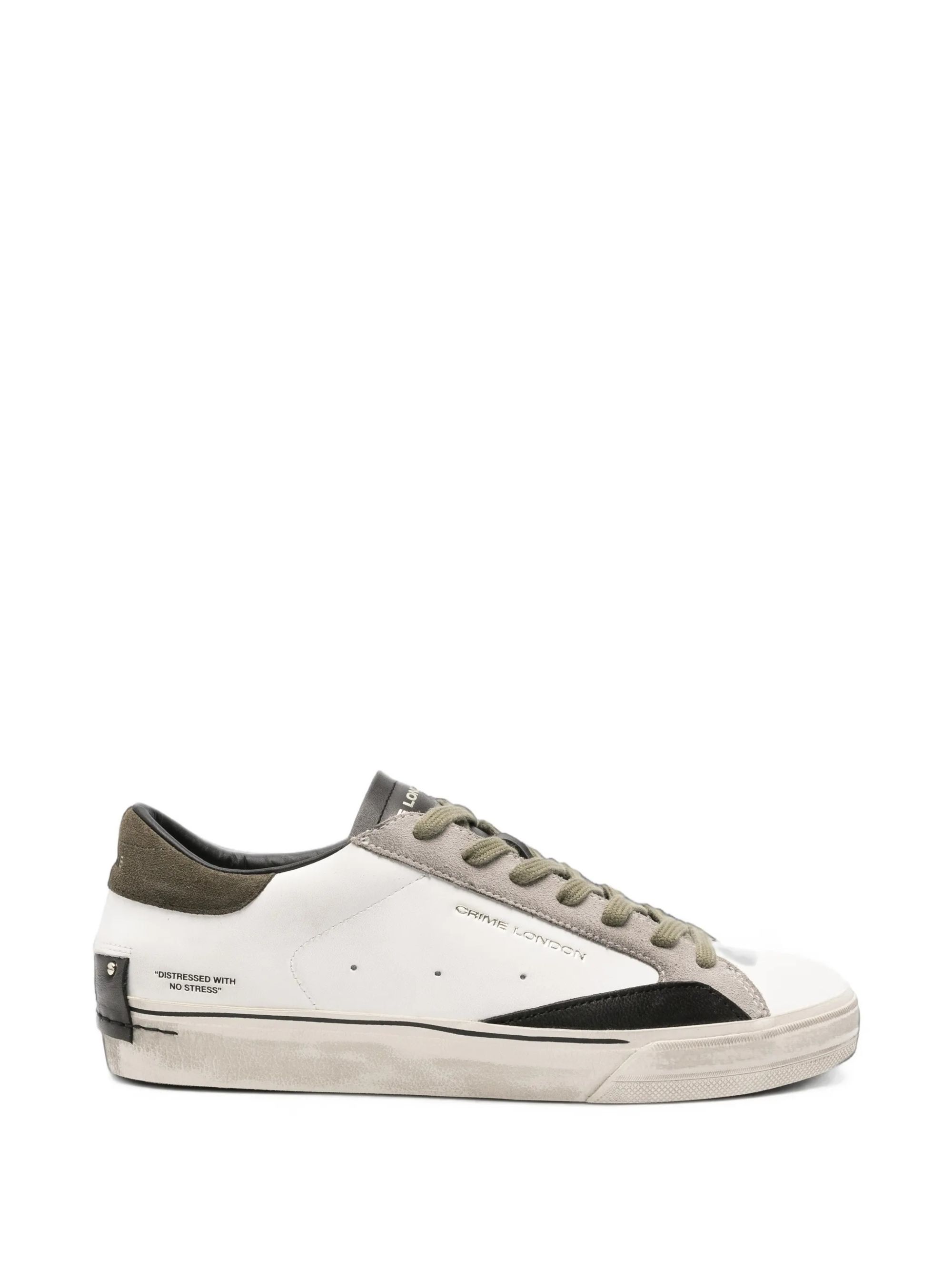 DISTRESSED WHITE #10 CRIME LONDON Scarpe 10054