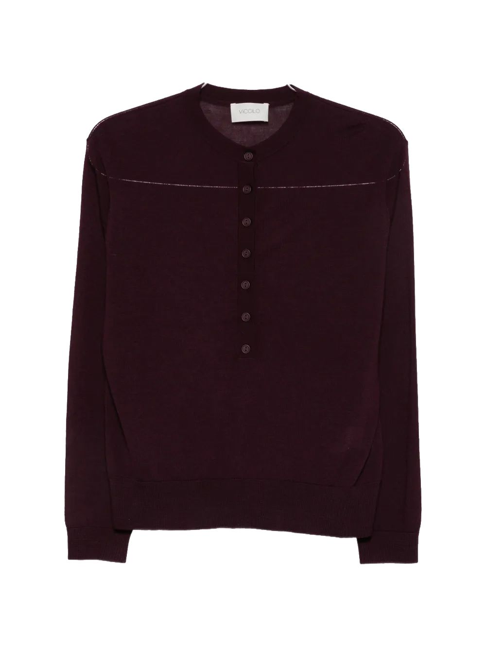 MAGLIERIA #BORDEAUX VICOLO Jersey 2AC2045