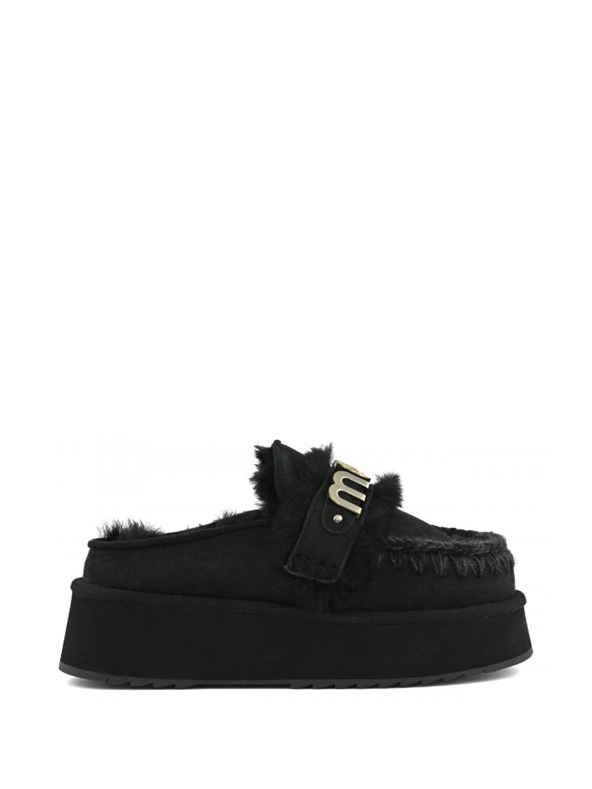 PLATFORM CLOG LETTER LOGO #BLK MOU Scarpe MU.FW681006A