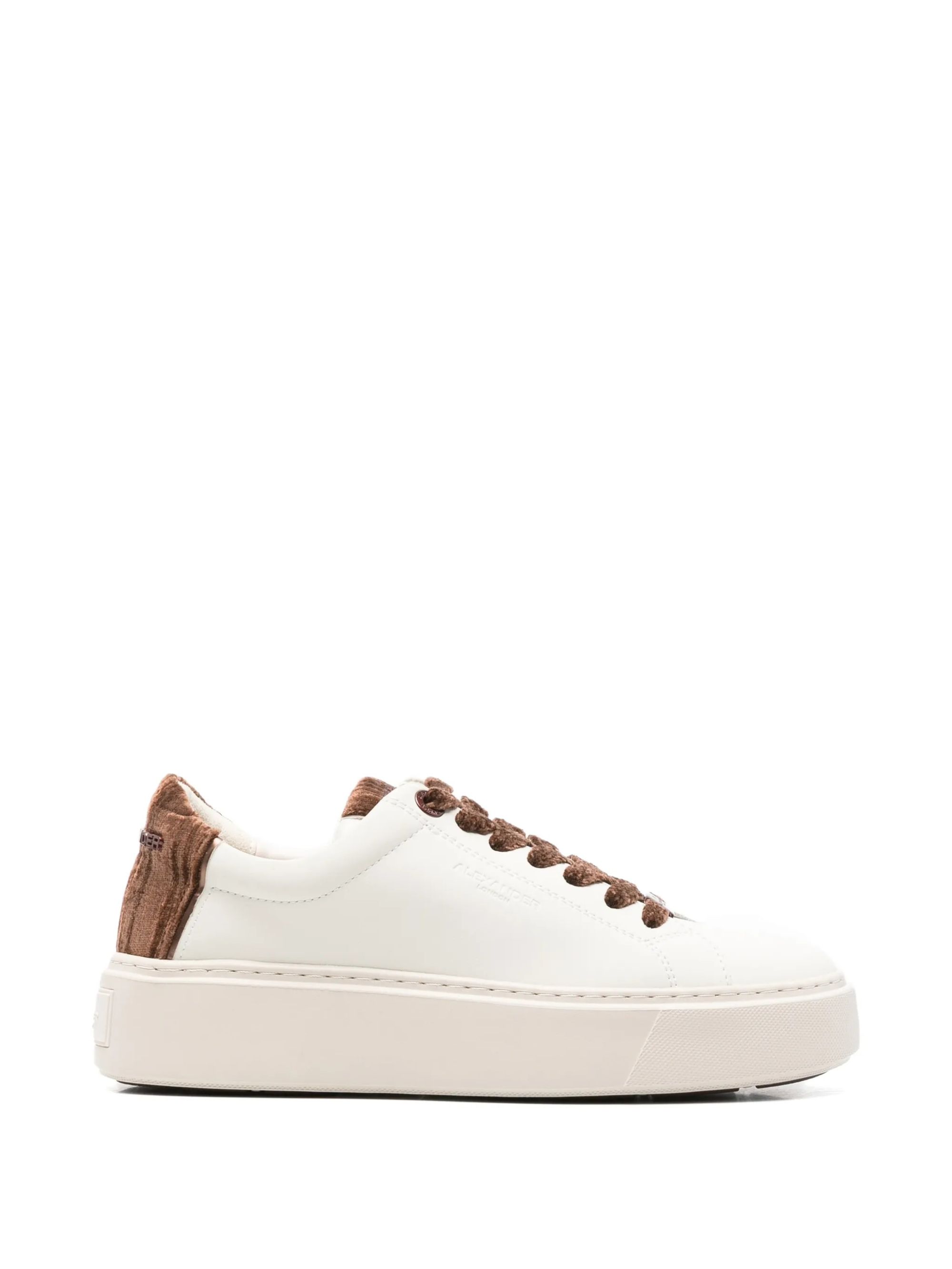 LONDON HIGH 8415 WOMAN #OFF WHITE COGNAC ALEXANDER SMITH  Scarpe ALBELHW