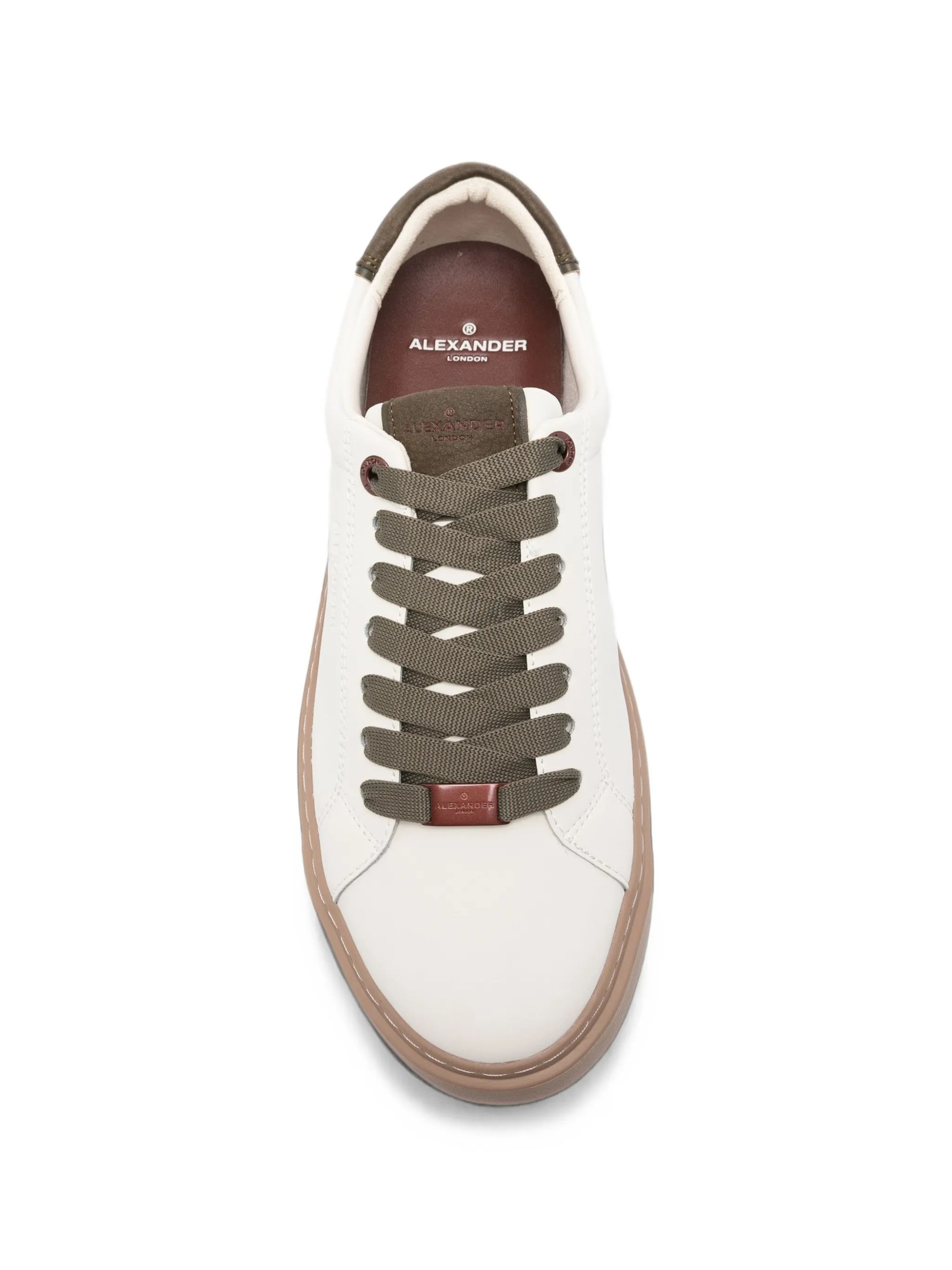 LONDON MAN 9148 #OFF WHITE DARK OLIVE ALEXANDER SMITH  Scarpe ALBELDM
