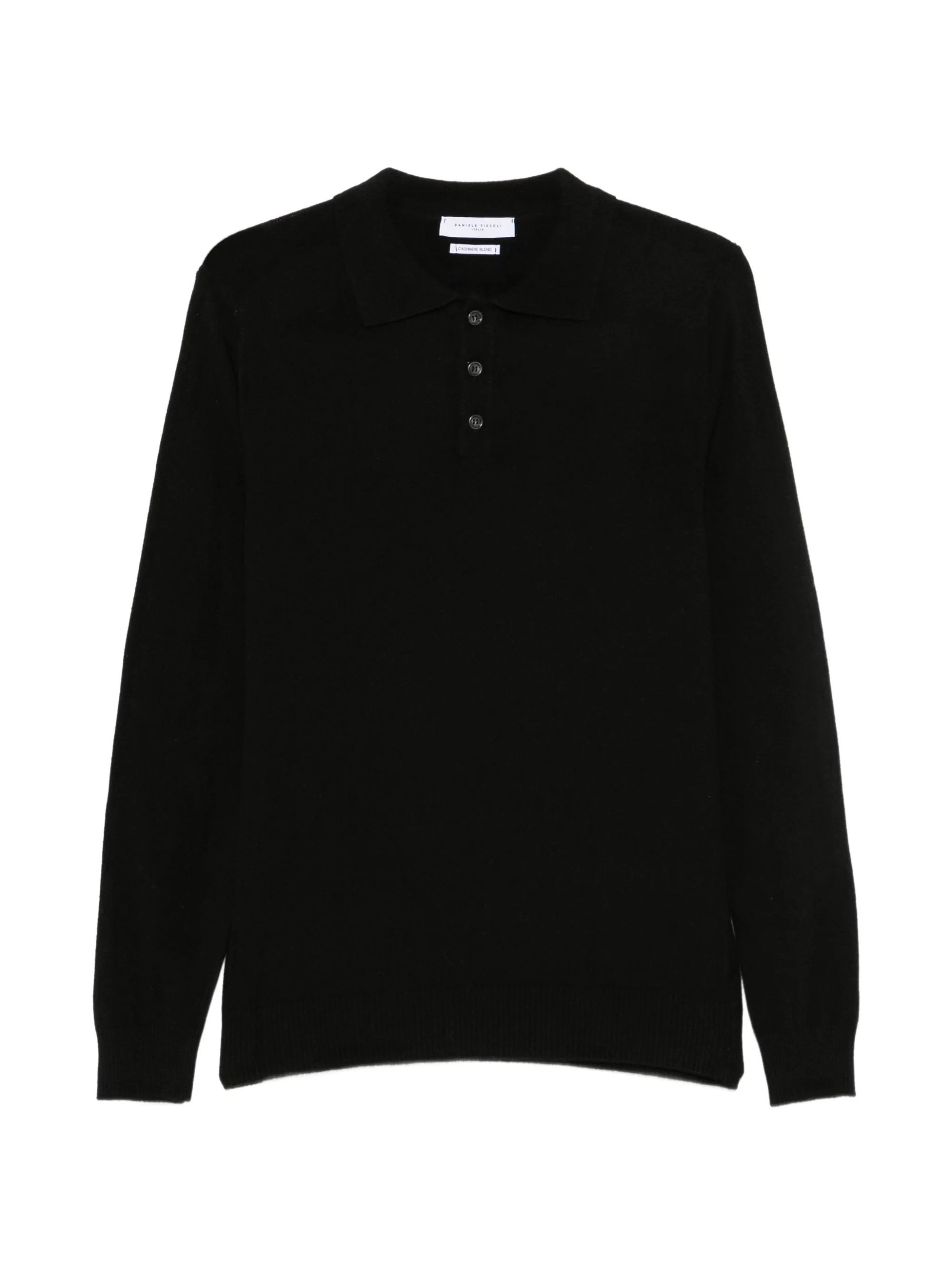 POLO BOTTONI NERO #13 DANIELE FIESOLI Jersey 0066