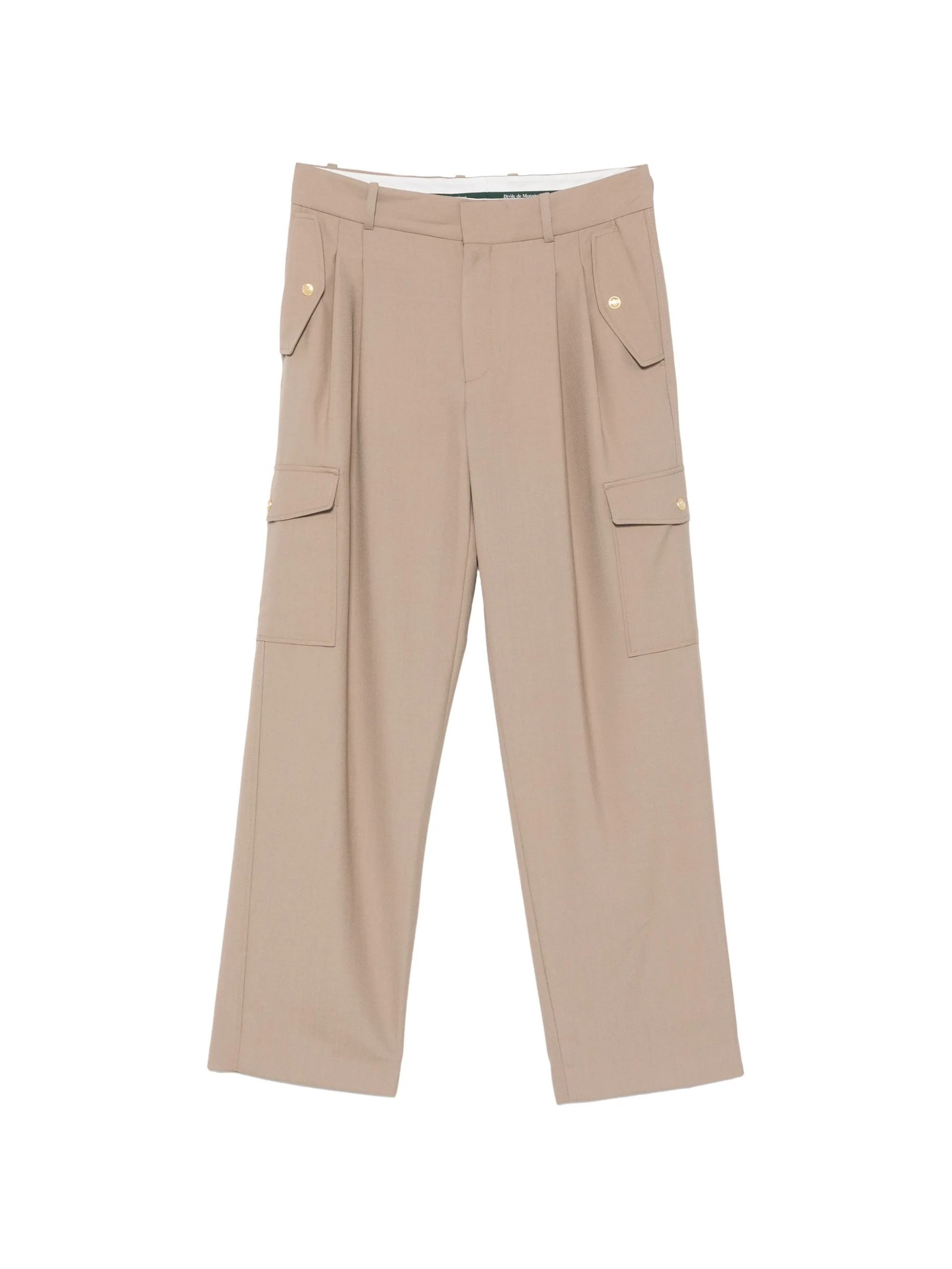CARGO PANTS #SAND DROLE DE MONSIEUR Trousers L BP195 PL173 SD