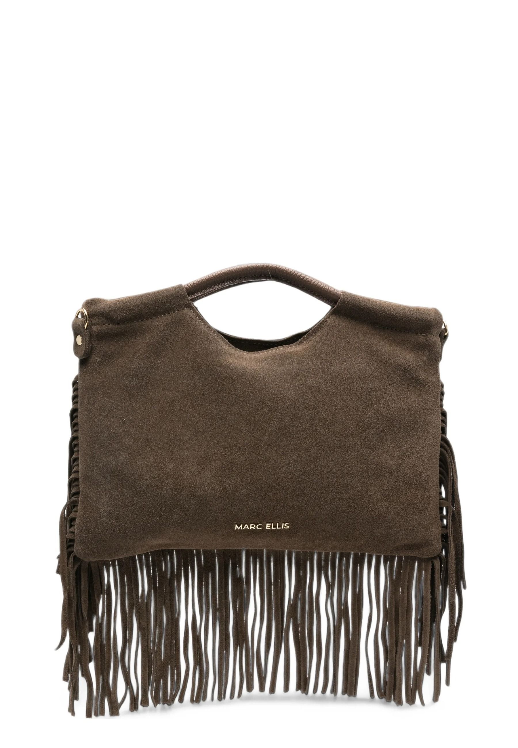 HANDBAG #DARK TAUPE / GOLD MARC ELLIS Borse CAMELIA CM
