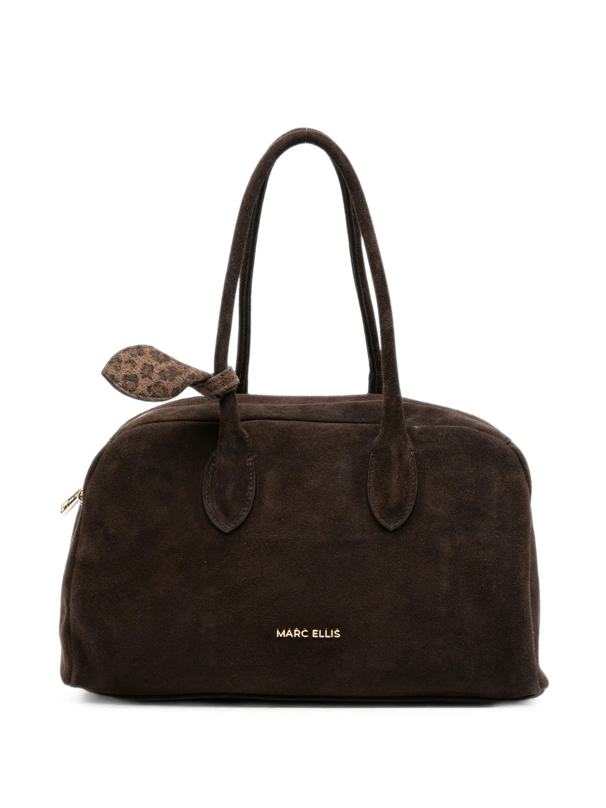 HANDBAG #CHOCOLATE / GOLD MARC ELLIS Borse BILBAO BOW CM