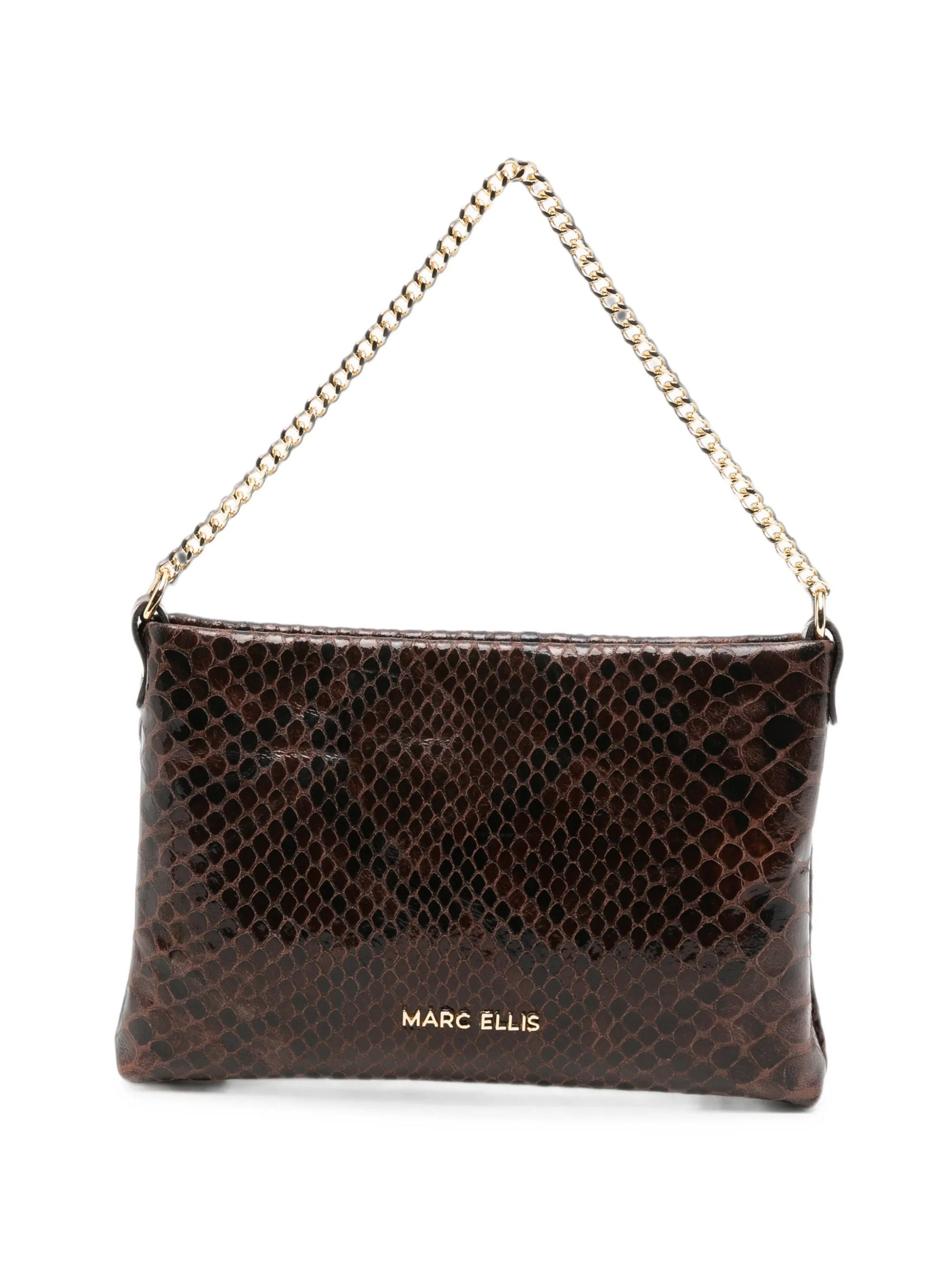 HANDBAG #CHOCOLATE / GOLD MARC ELLIS Bags ESTER PY