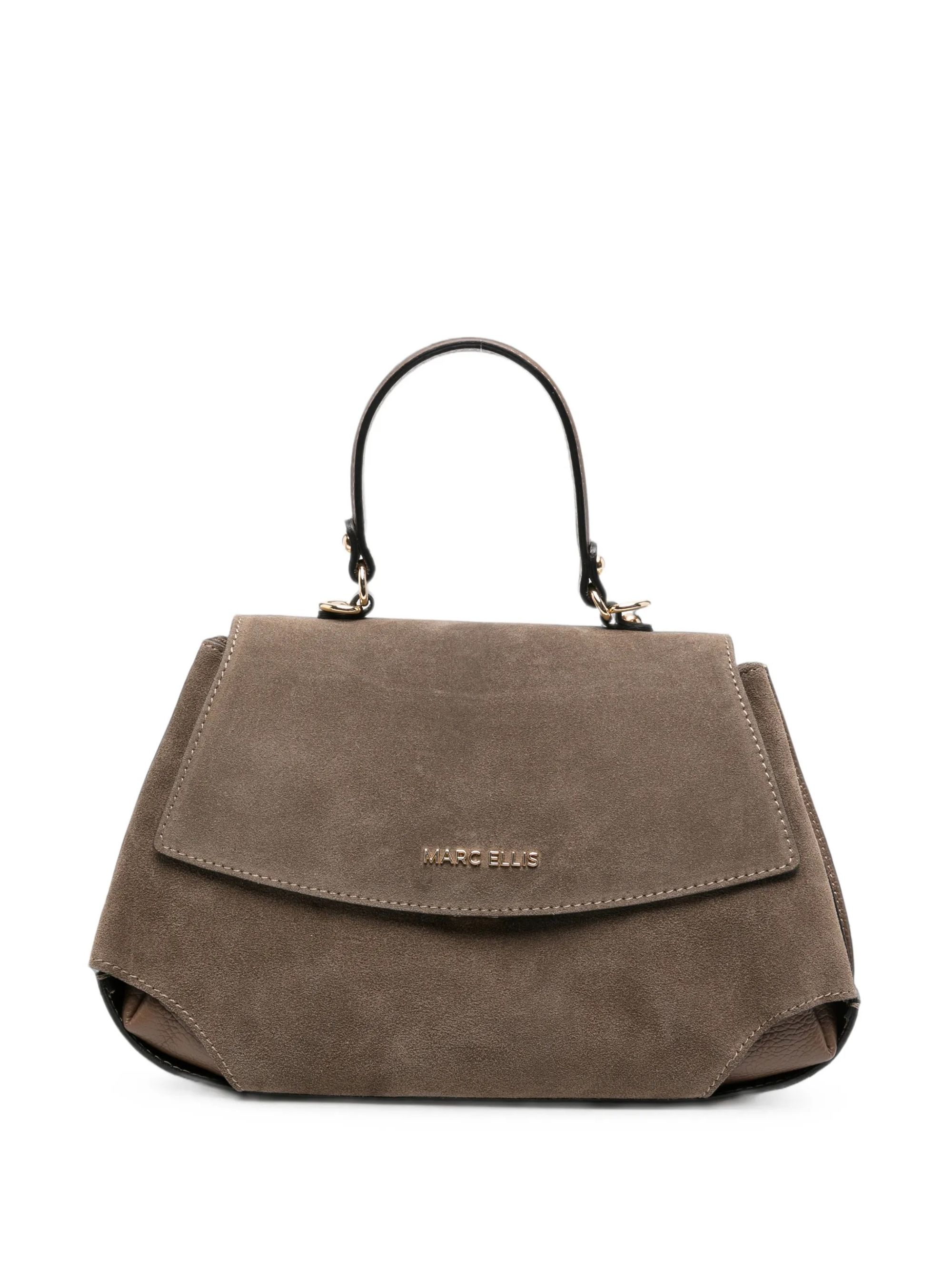HANDBAG #DARK TAUPE / GOLD MARC ELLIS Borse SPENCY M CM