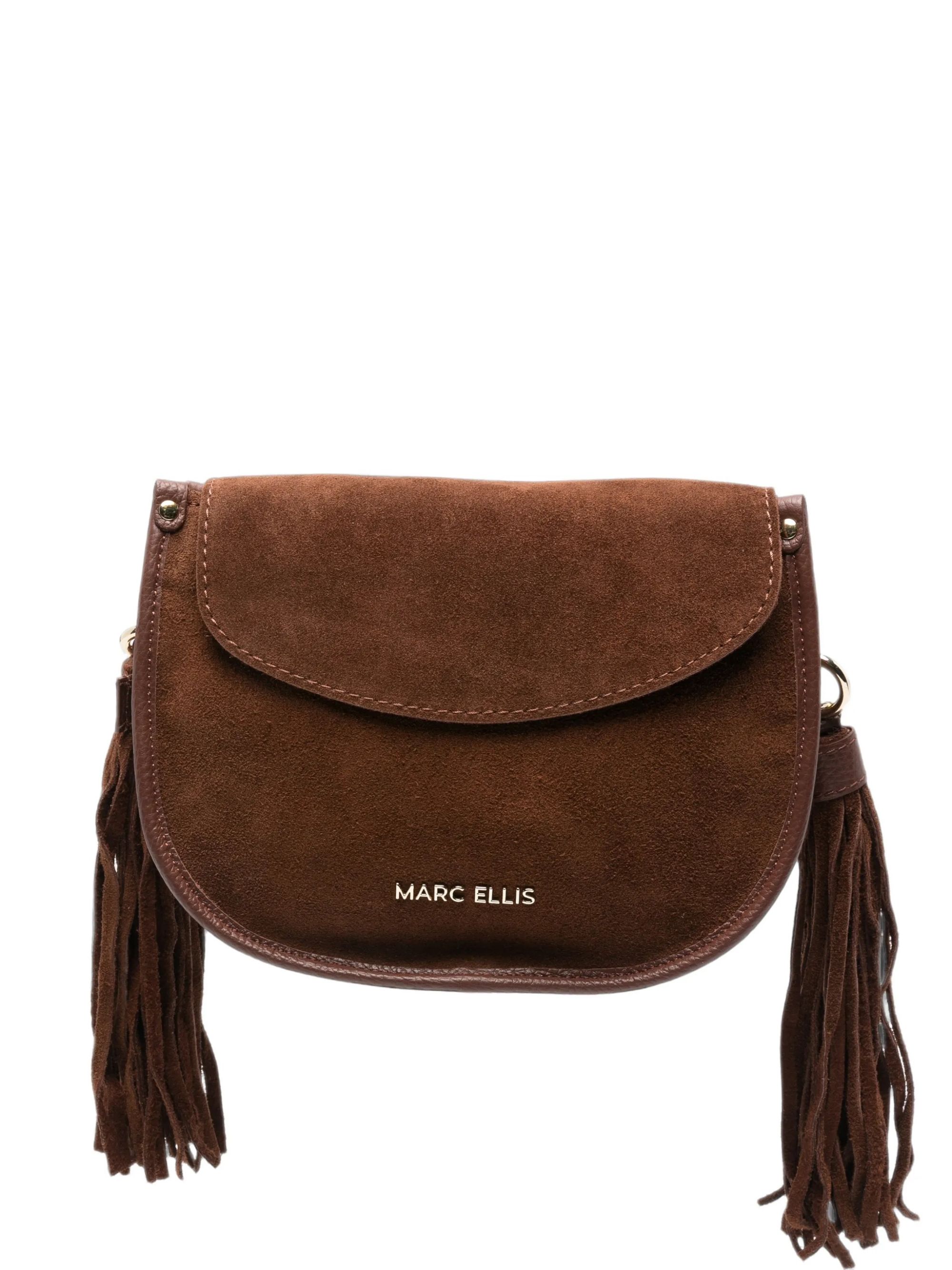 SHOULDER BAG #DARK TAN / GOLD MARC ELLIS Bags LIMA M CM