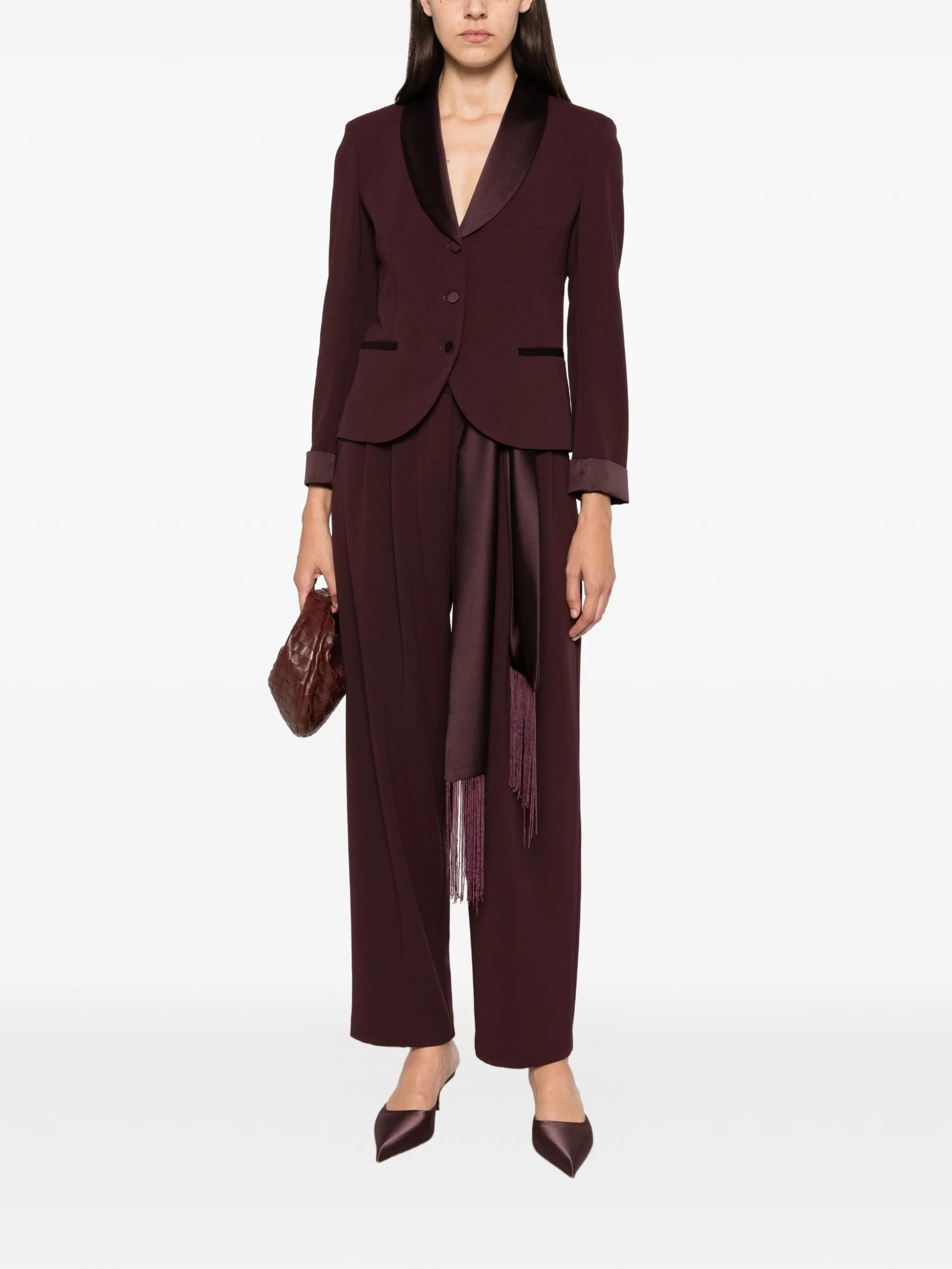 PANTALONI #PLUM NOIR IMPERIAL Pantaloni P7J9MAW