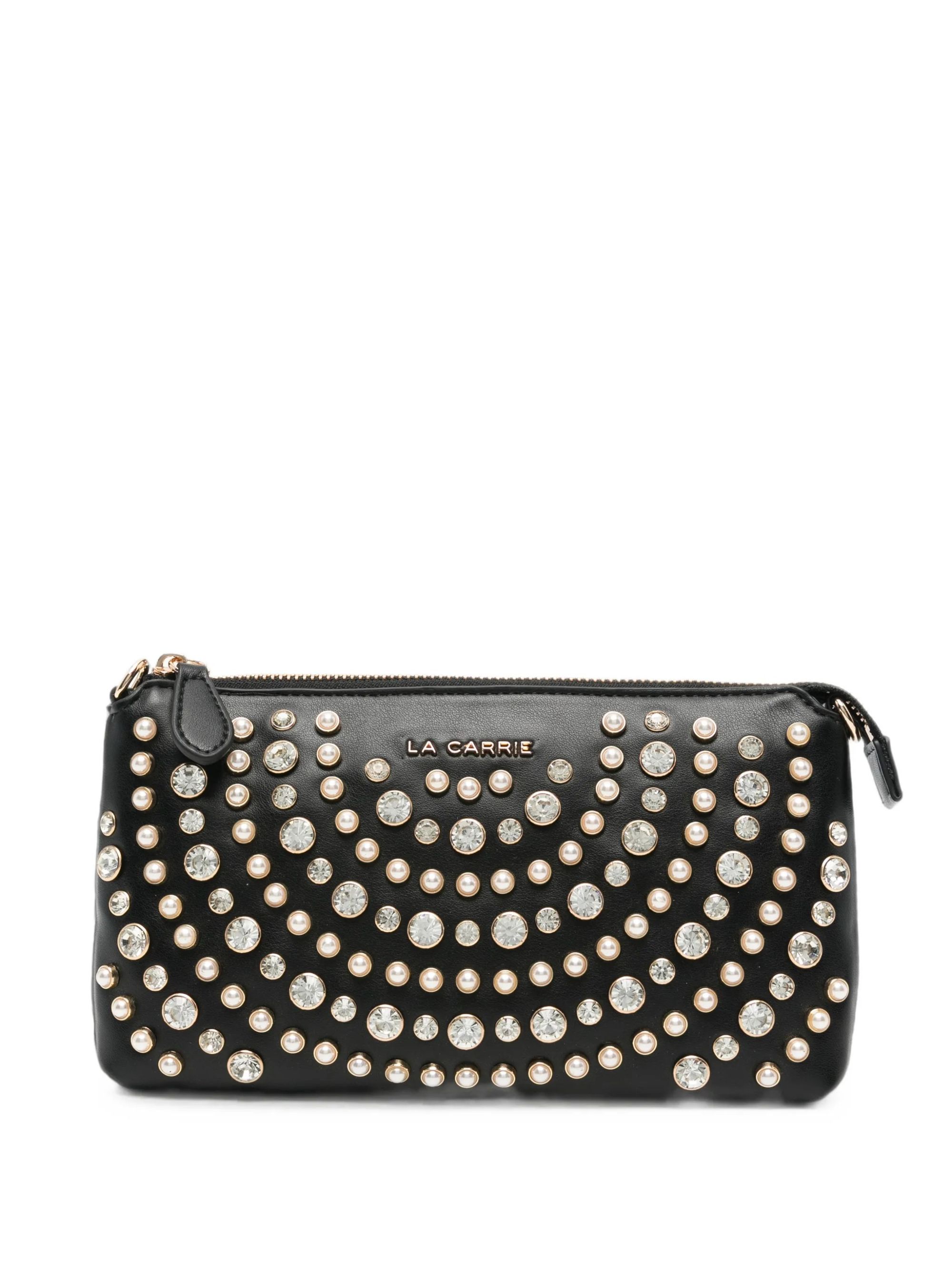 ANDROMEDA DOUBLE WALLET BAG #BLACK/WHITE LA CARRIE Borse 162M-AA-604-ECO