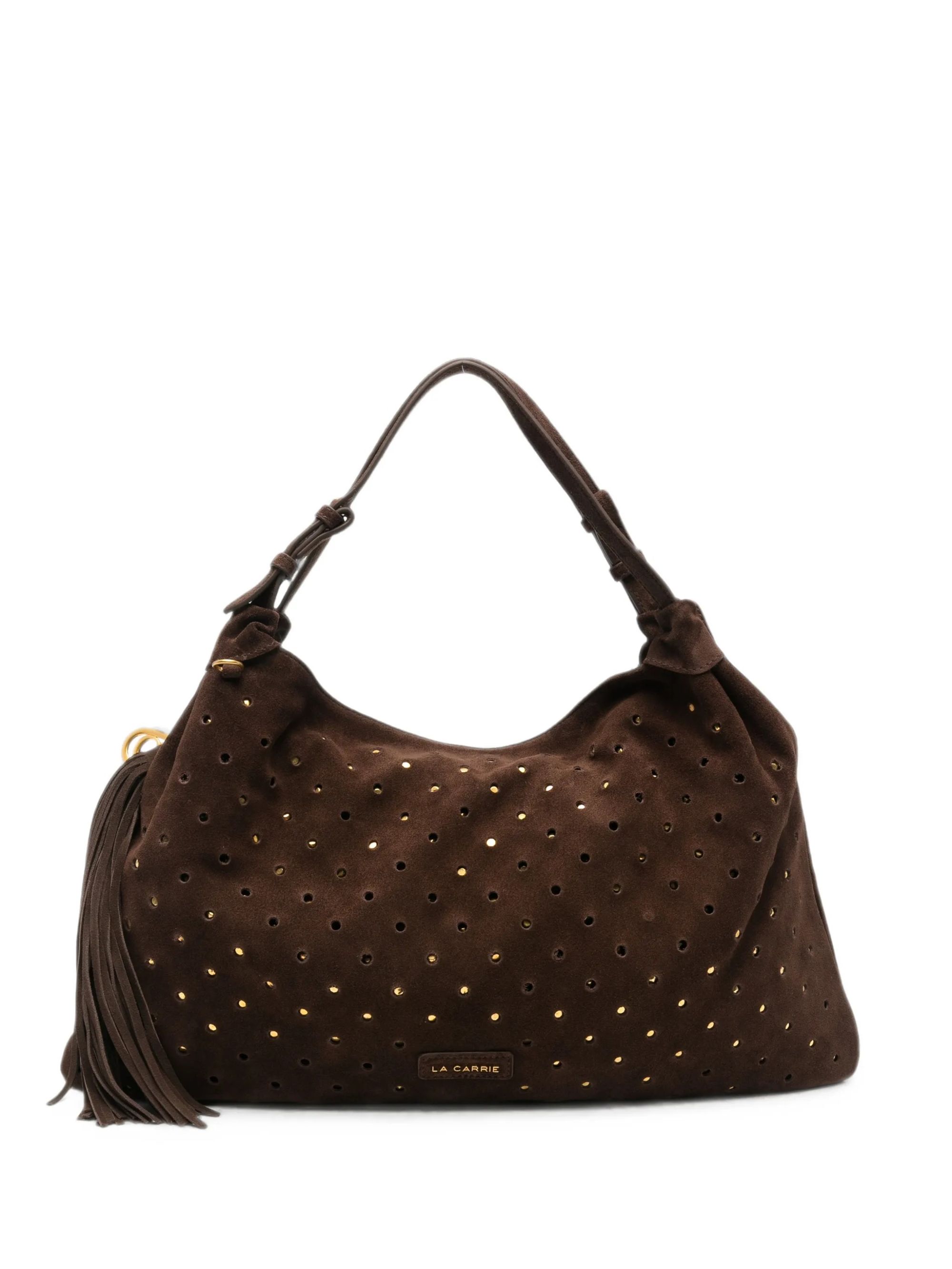 METROPOLIS SOFT SHOPPER SMALL #DK BROWN LA CARRIE Borse 162P-TX-476-SUE