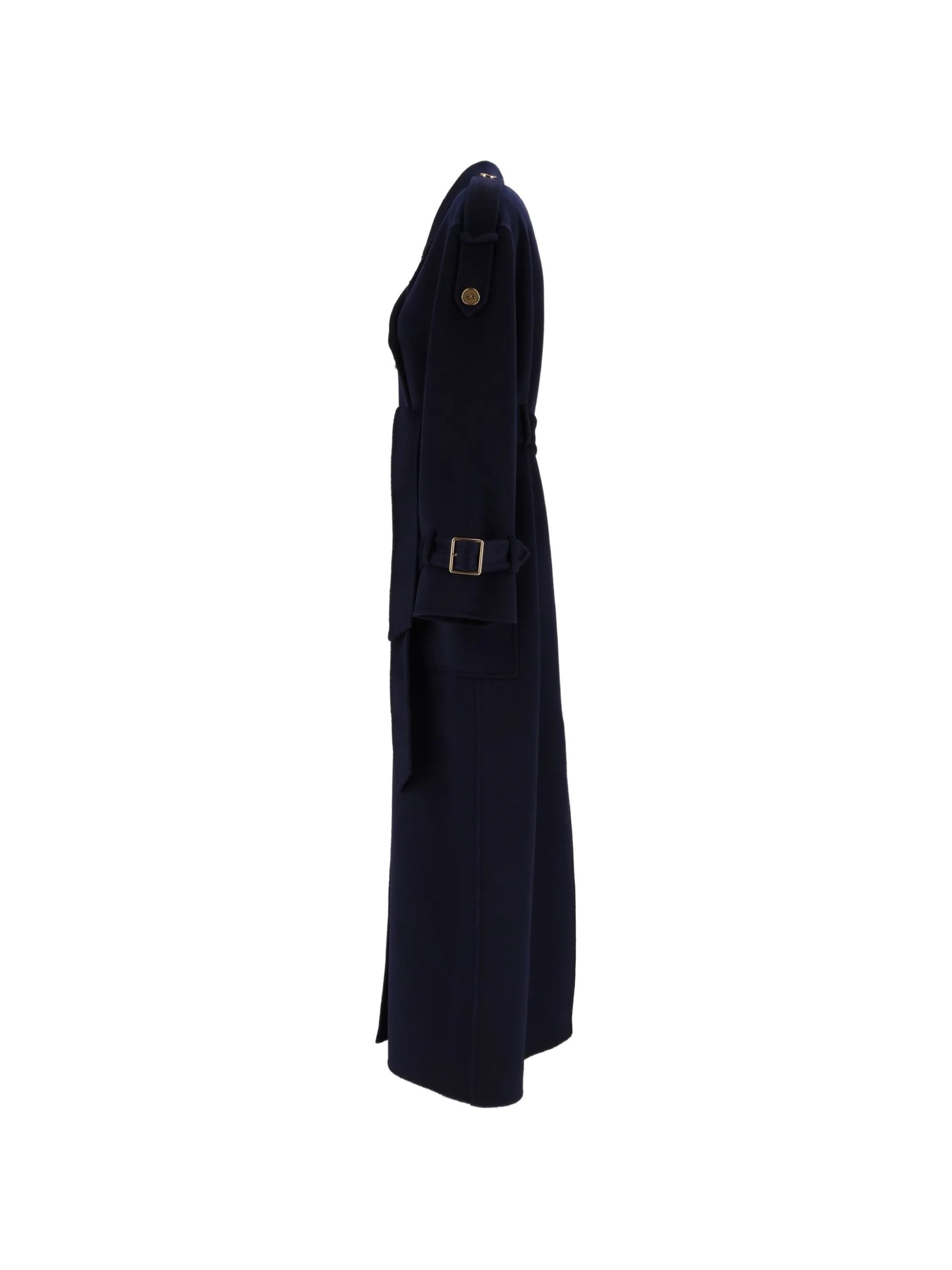 CAPPOTTO CON CINTURA BLU NOTTE #H88 ELISABETTA FRANCHI Outerwear CP02D66E2