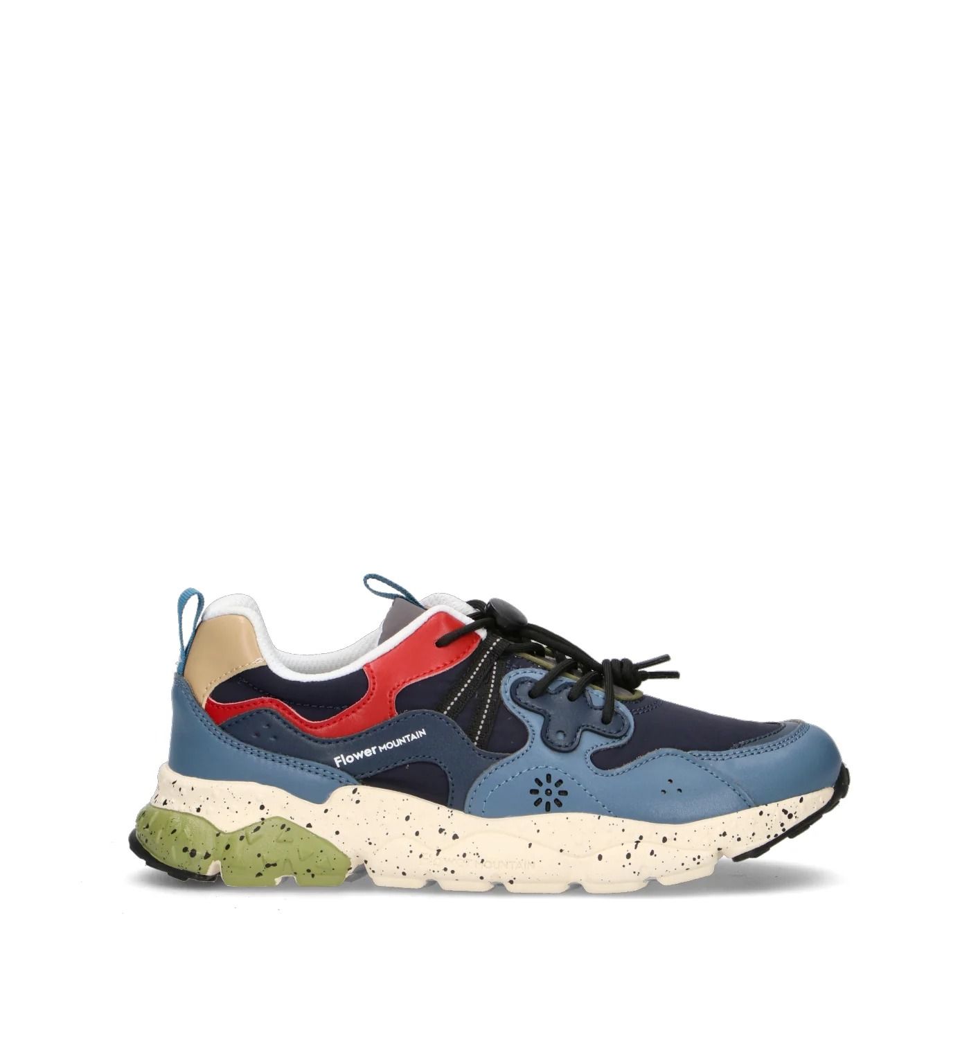 YAMANO 3 JUNIOR E-CALF NAVY-GREY-BROWN #1C71 FLOWER MOUNTAIN KIDS Scarpe 2015497-21