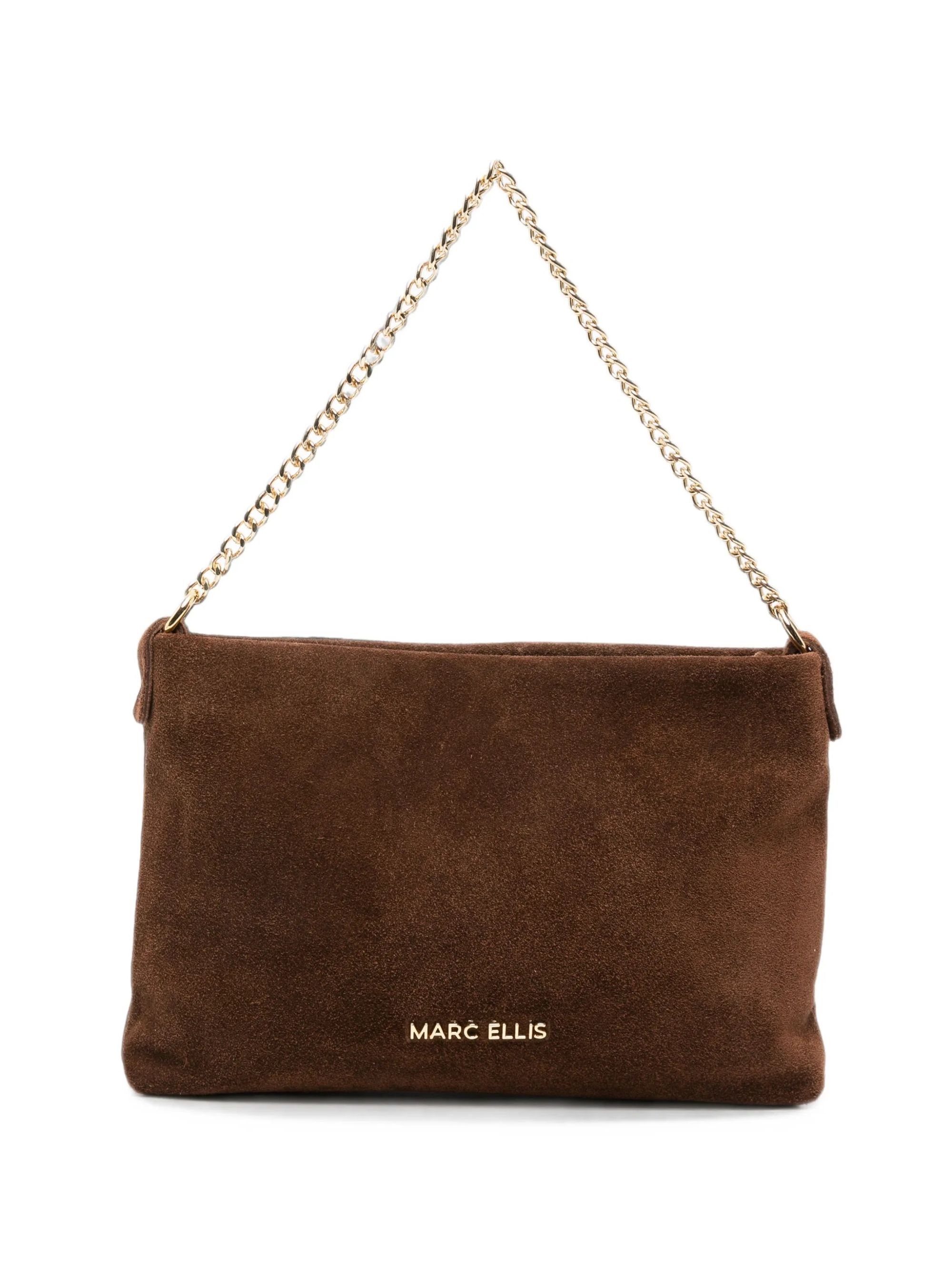 SHOULDER BAG #DARK TAN / GOLD MARC ELLIS Bags ESTER CM