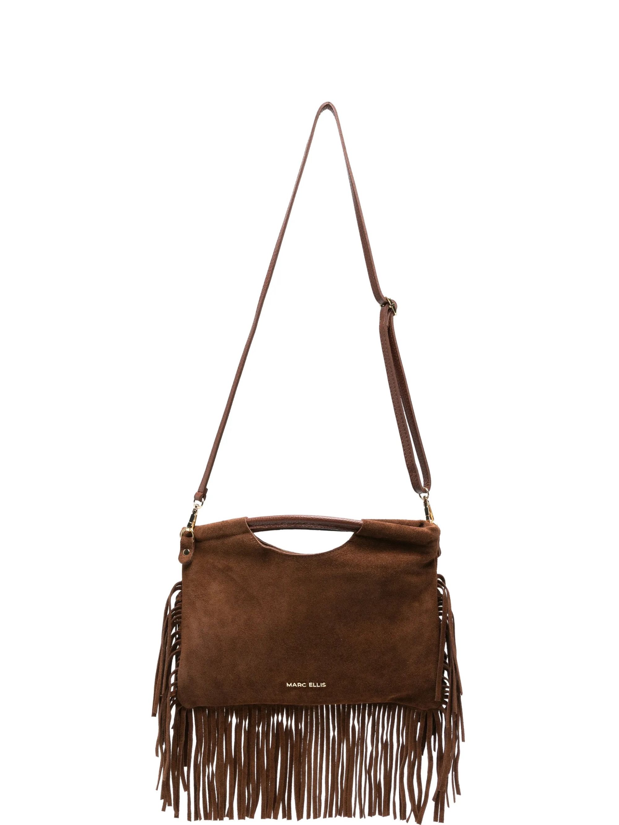 HANDBAG #DARK TAN / GOLD MARC ELLIS Borse CAMELIA CM