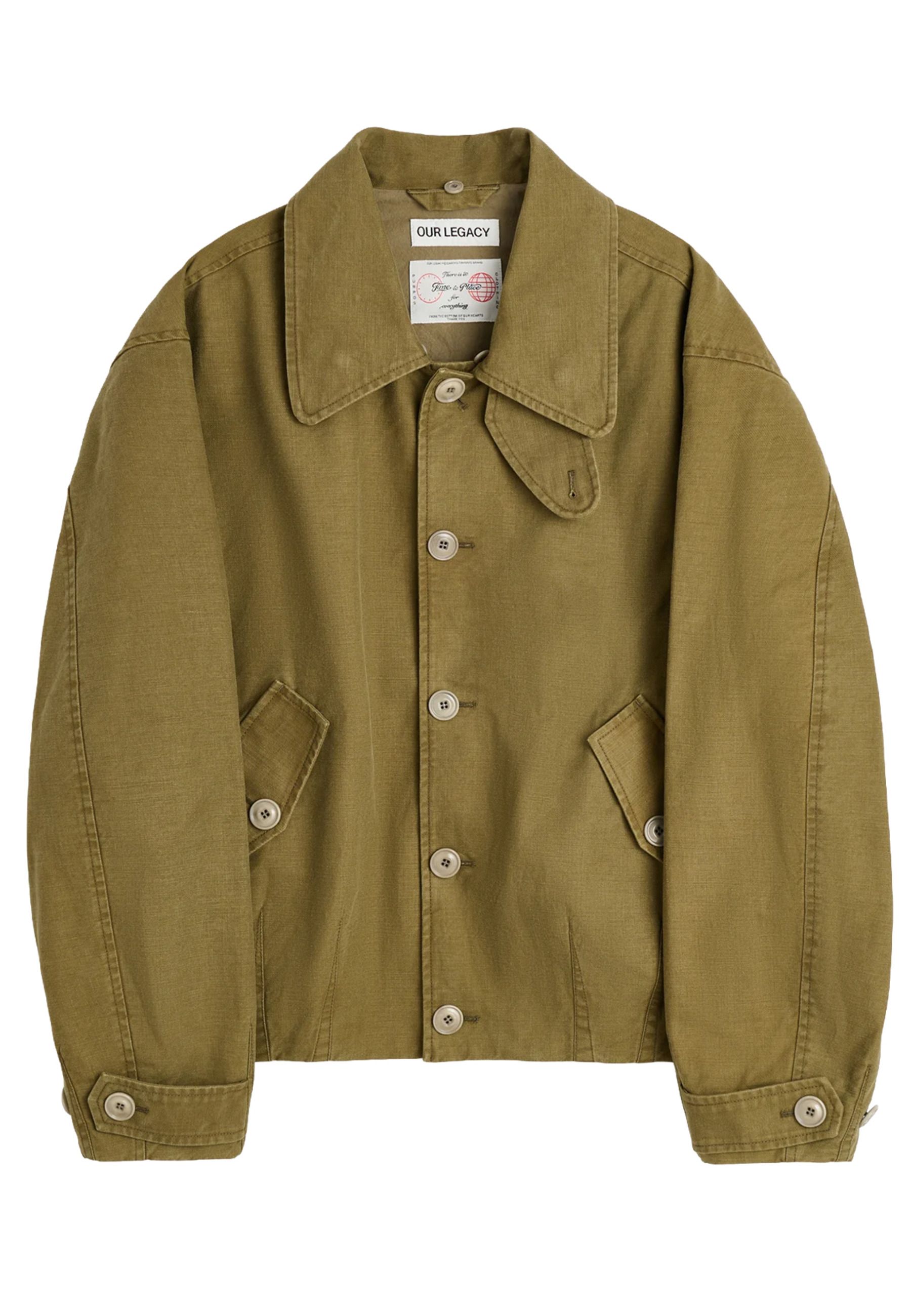 AERIAL JACKET #PIGMENT KHAKI KNIFE EDGE TWILL OUR LEGACY Capispalla M4261APK