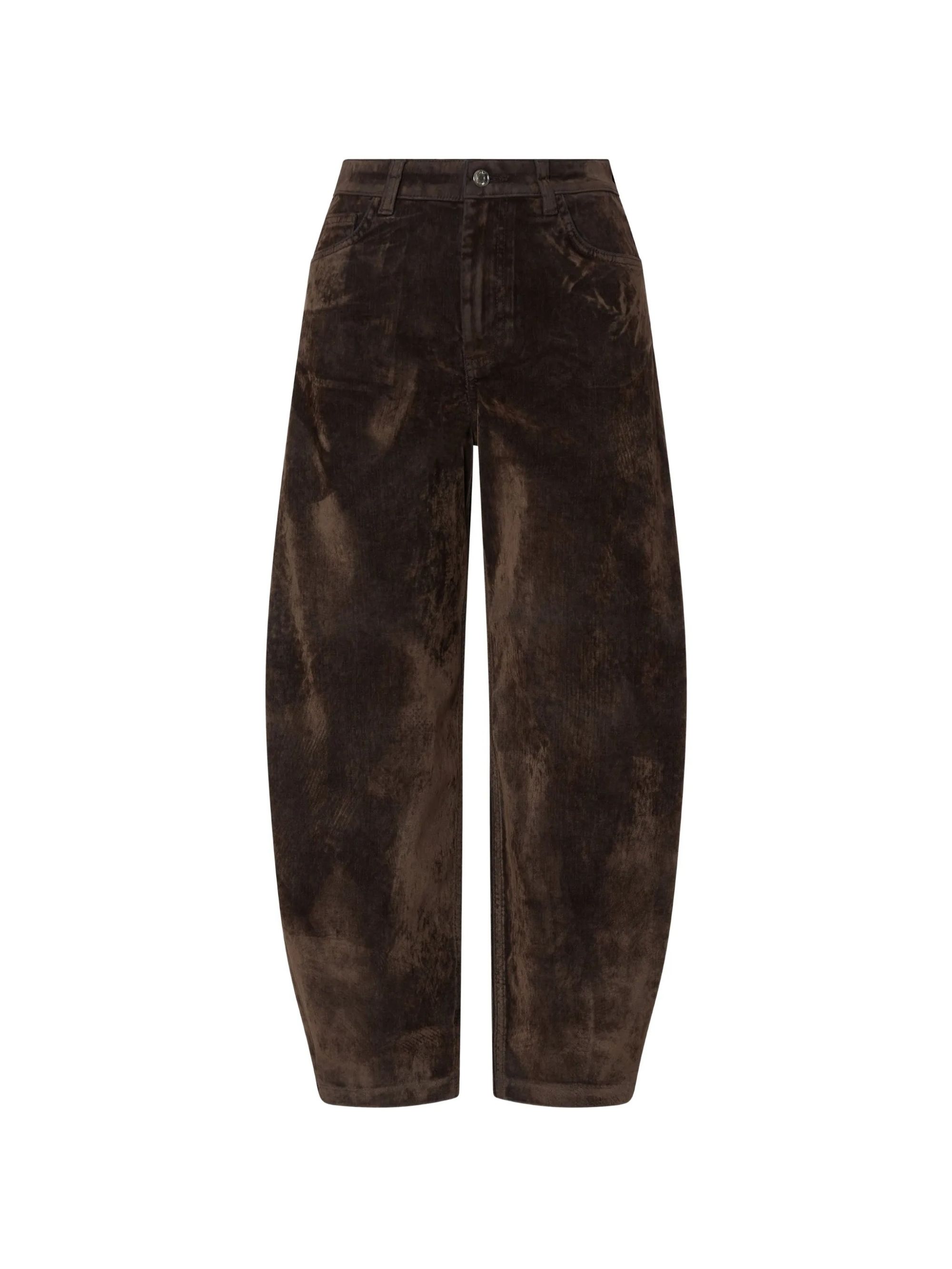 PANT.BALLOON FLOCK H.W. DEN.BLUE #79106 LIU JO Trousers UF6231D0363 79106