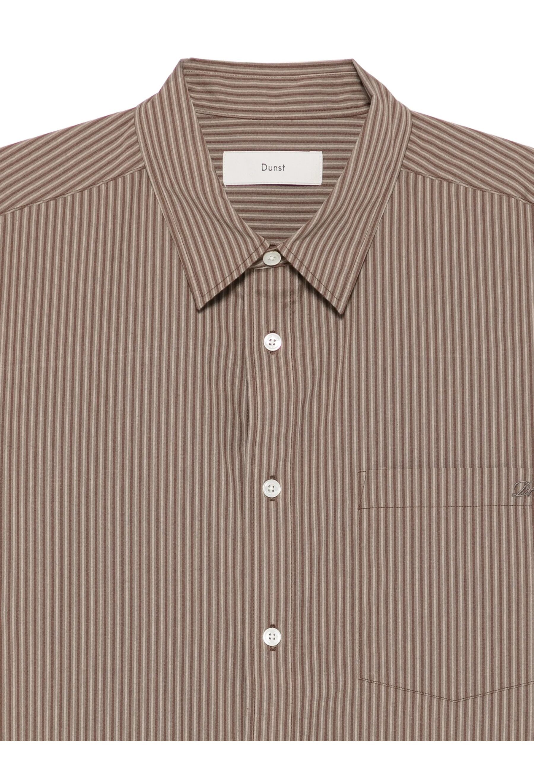 SHIRT #BROWN STRIPE DUNST Camicie UDSH6C102W2