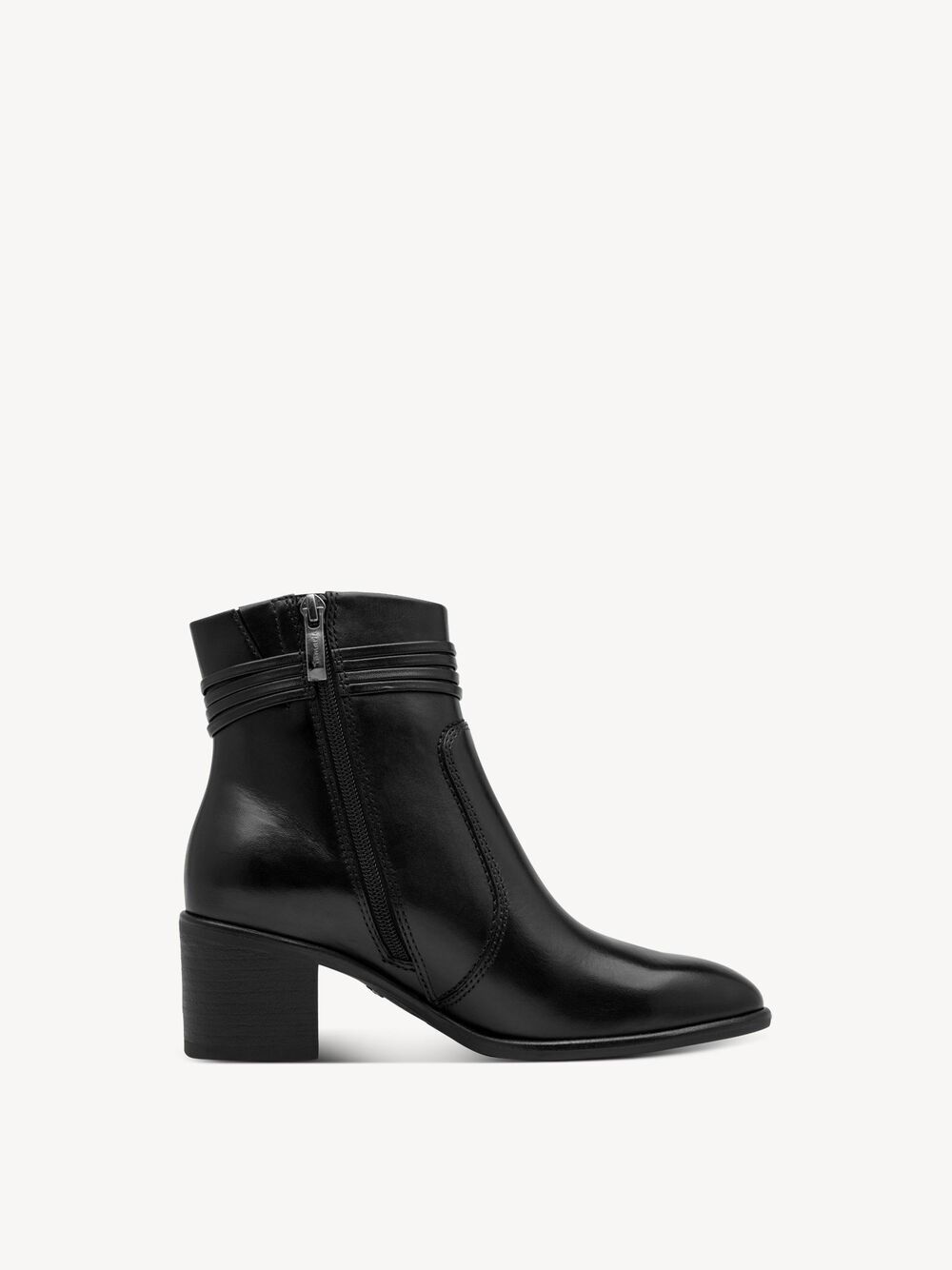 STIVALETTO BLACK LEATHER #003 TAMARIS  Scarpe 1-25376-47