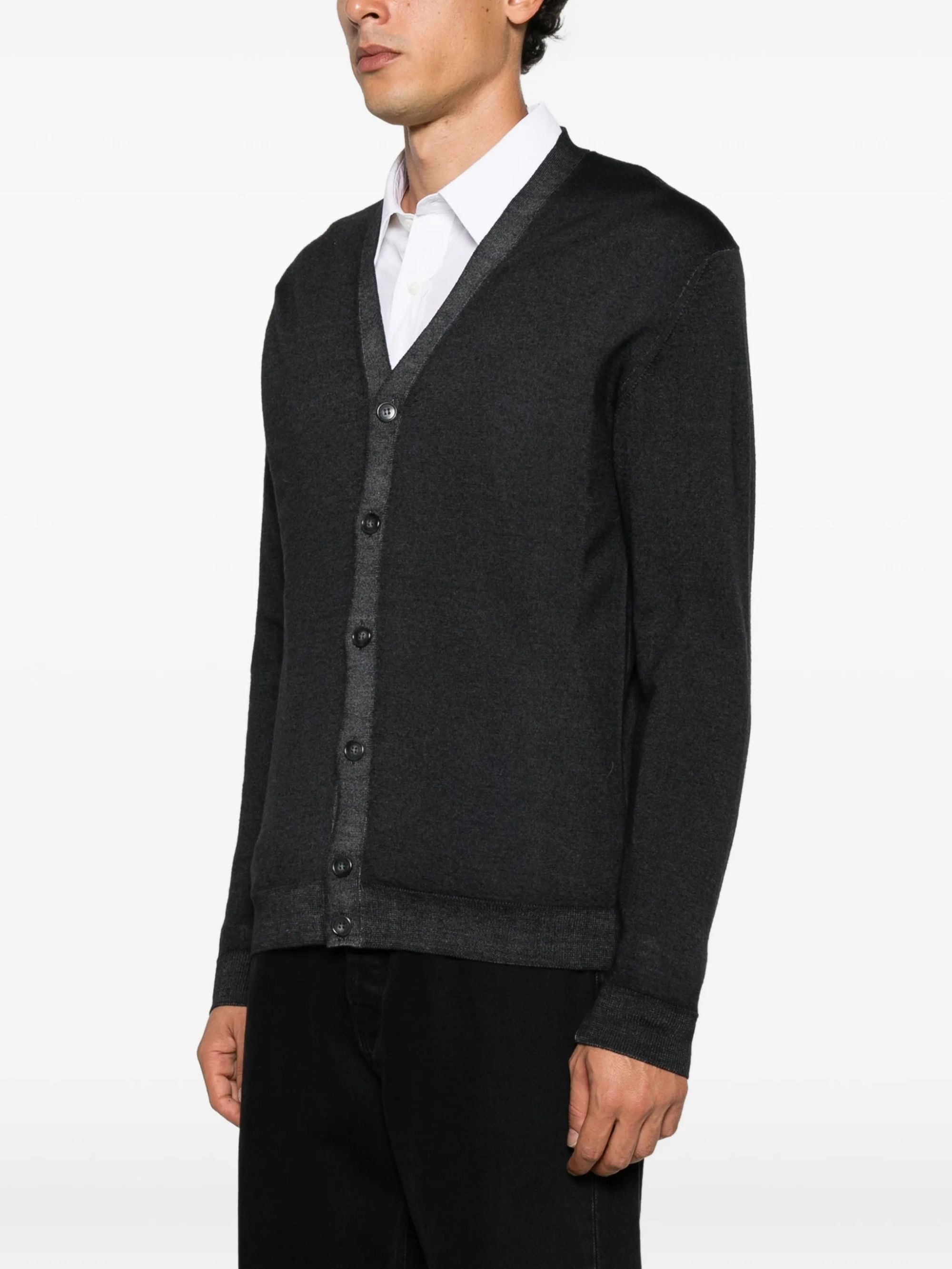 CARDIGAN RASATO NERO #09 DANIELE FIESOLI Maglieria 0006