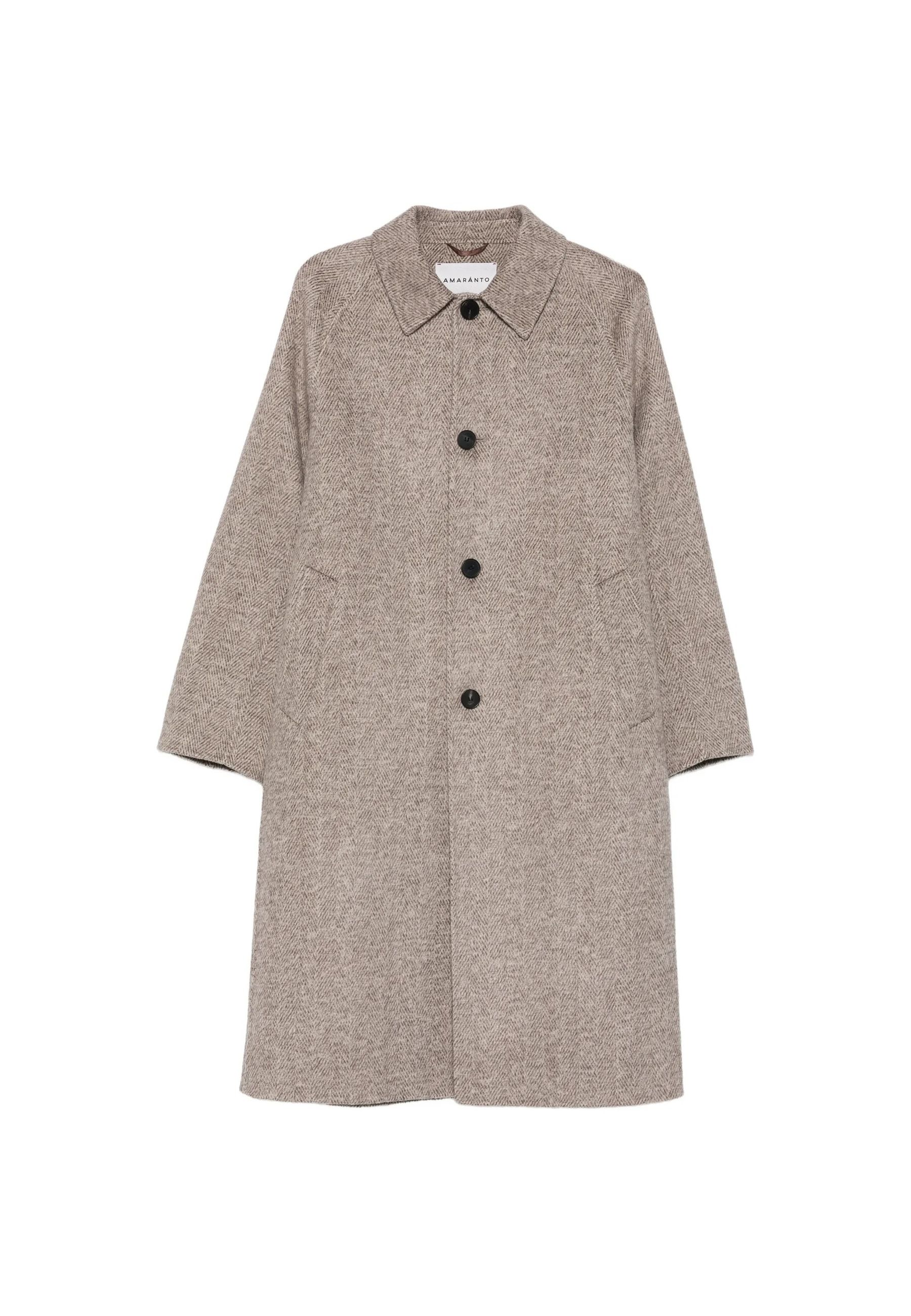 CAPPOTTO #CIOCCOLATO  AMARANTO Capispalla B6AC0008