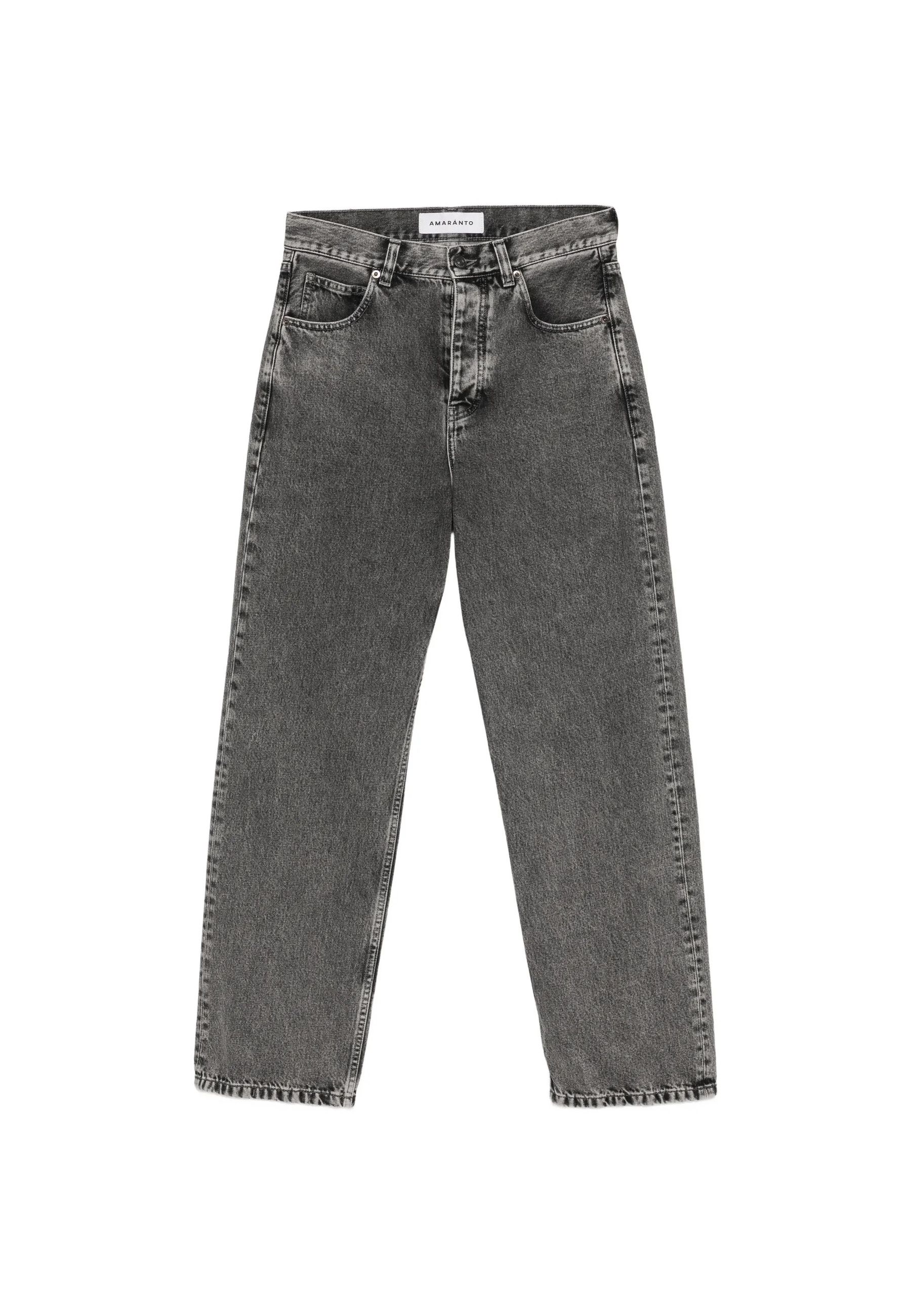 PANTALONE #DENIM GREY AMARANTO Pantaloni B6AC0074