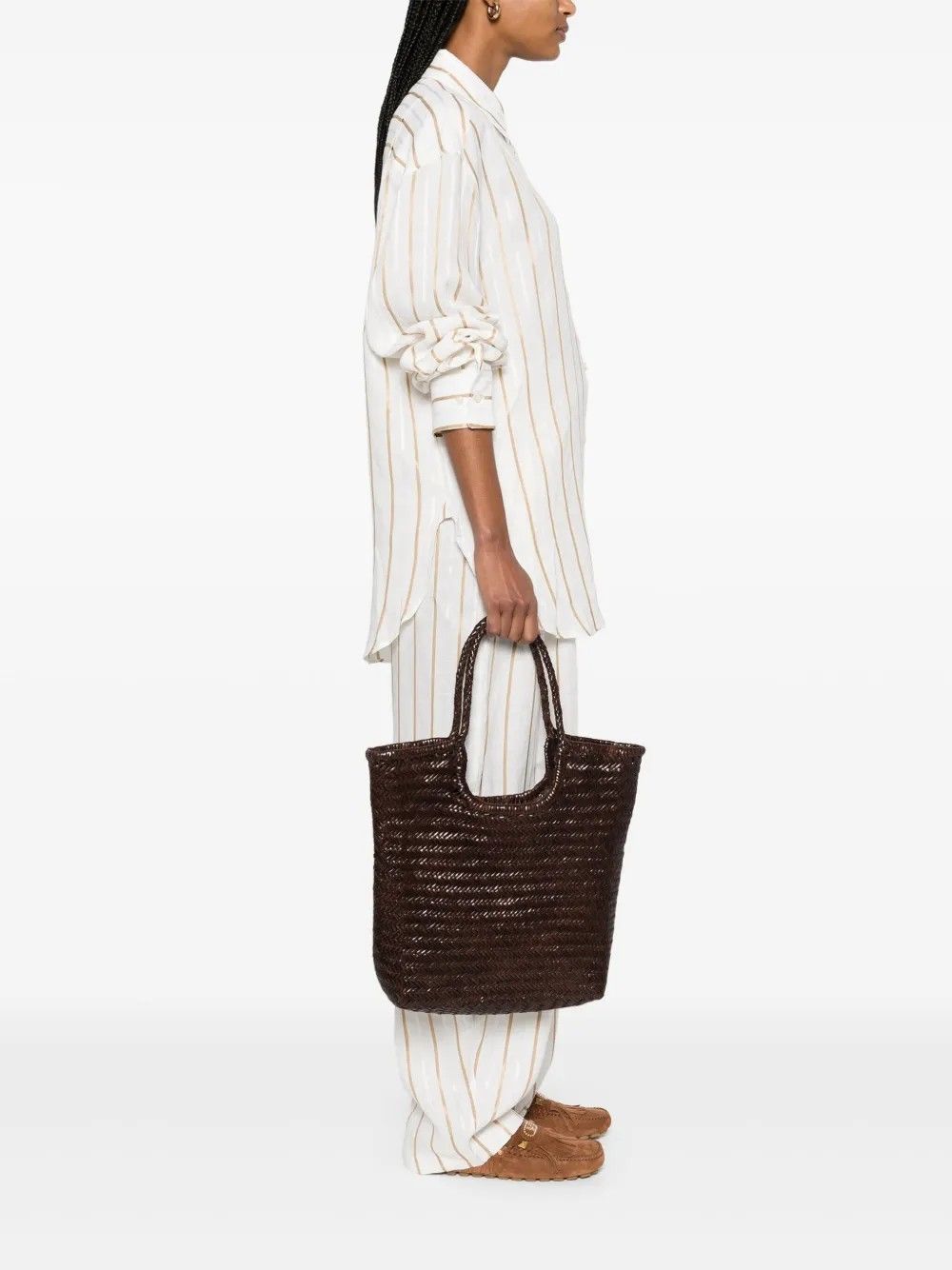 NS DIAGONAL TOTE #DK BROWN  DRAGON DIFFUSION  Borse 8914