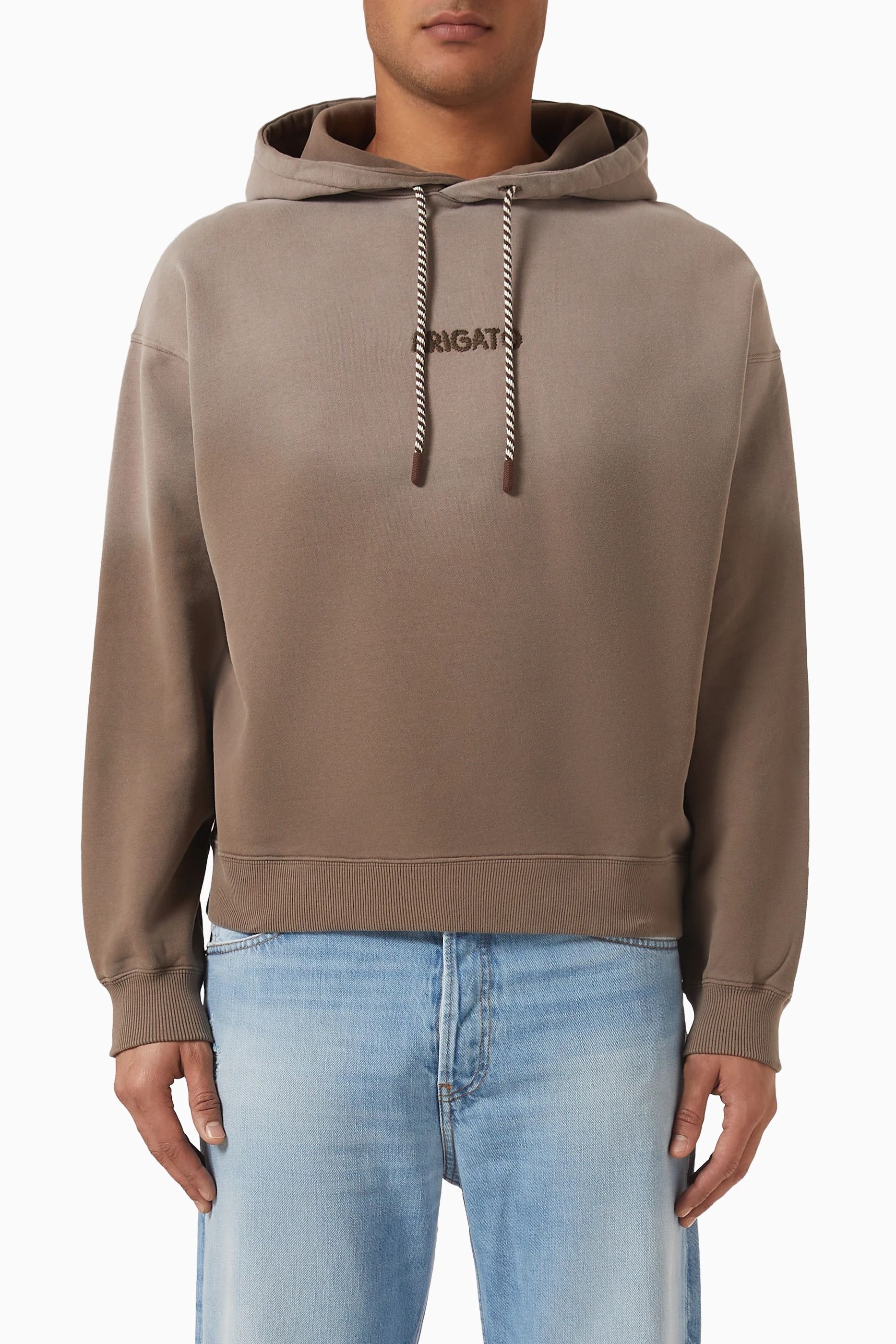 GENS WASHED HOODIE #COFFEE BROWN AXEL ARIGATO Felpe A4224002
